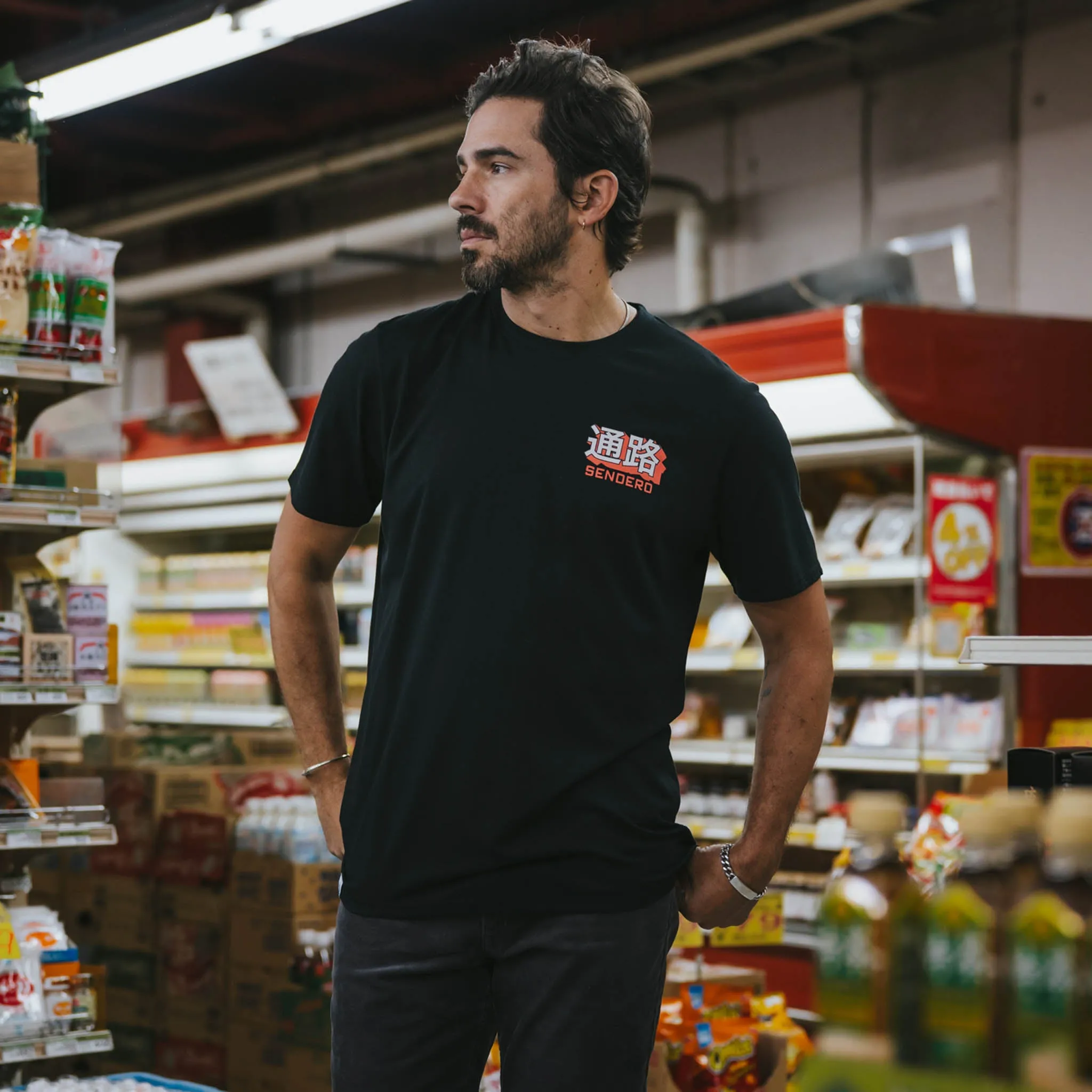 Koi Bronc T-Shirt - Black sold by Sendero Provisions CO product image thumbnail 2