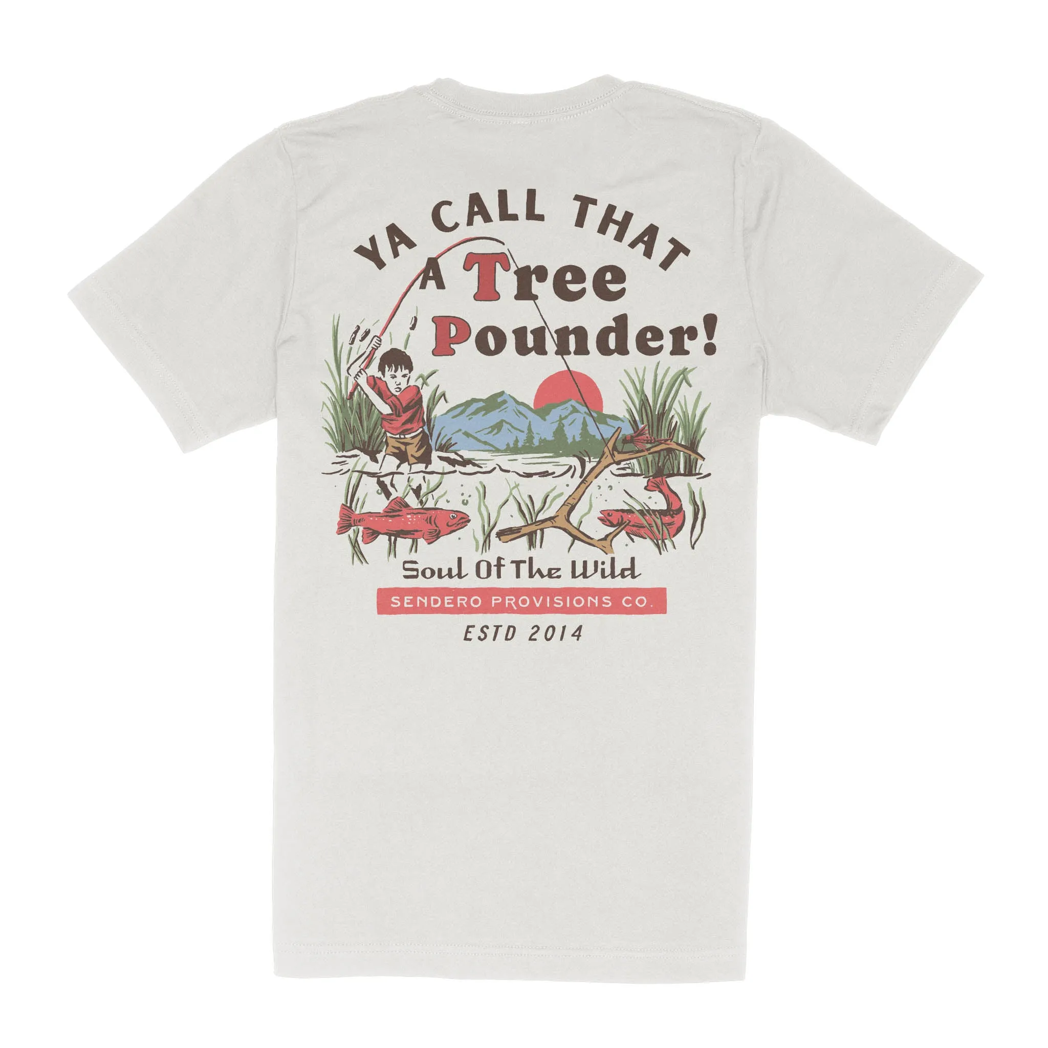 Tree Pounder T-Shirt - Vintage White sold by Sendero Provisions CO