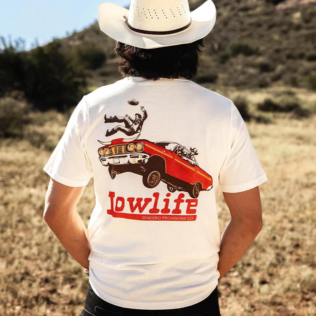 Lowlife T-Shirt - Vintage White sold by Sendero Provisions CO product image thumbnail 2