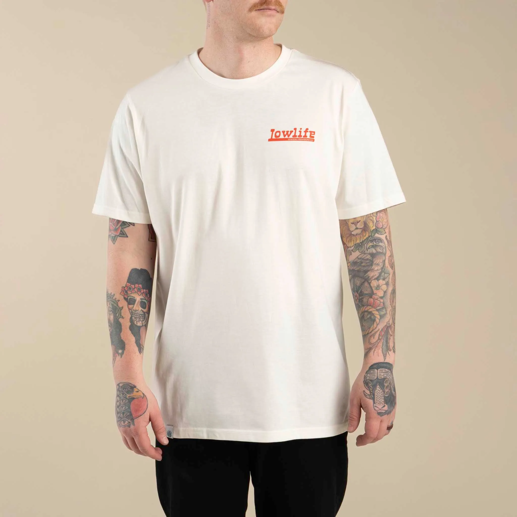 Lowlife T-Shirt - Vintage White sold by Sendero Provisions CO product image thumbnail 5