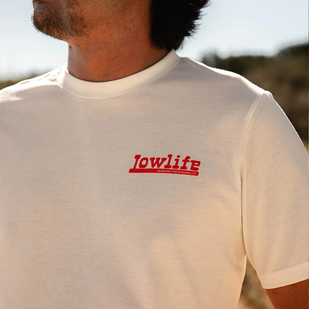 Lowlife T-Shirt - Vintage White sold by Sendero Provisions CO product image thumbnail 4