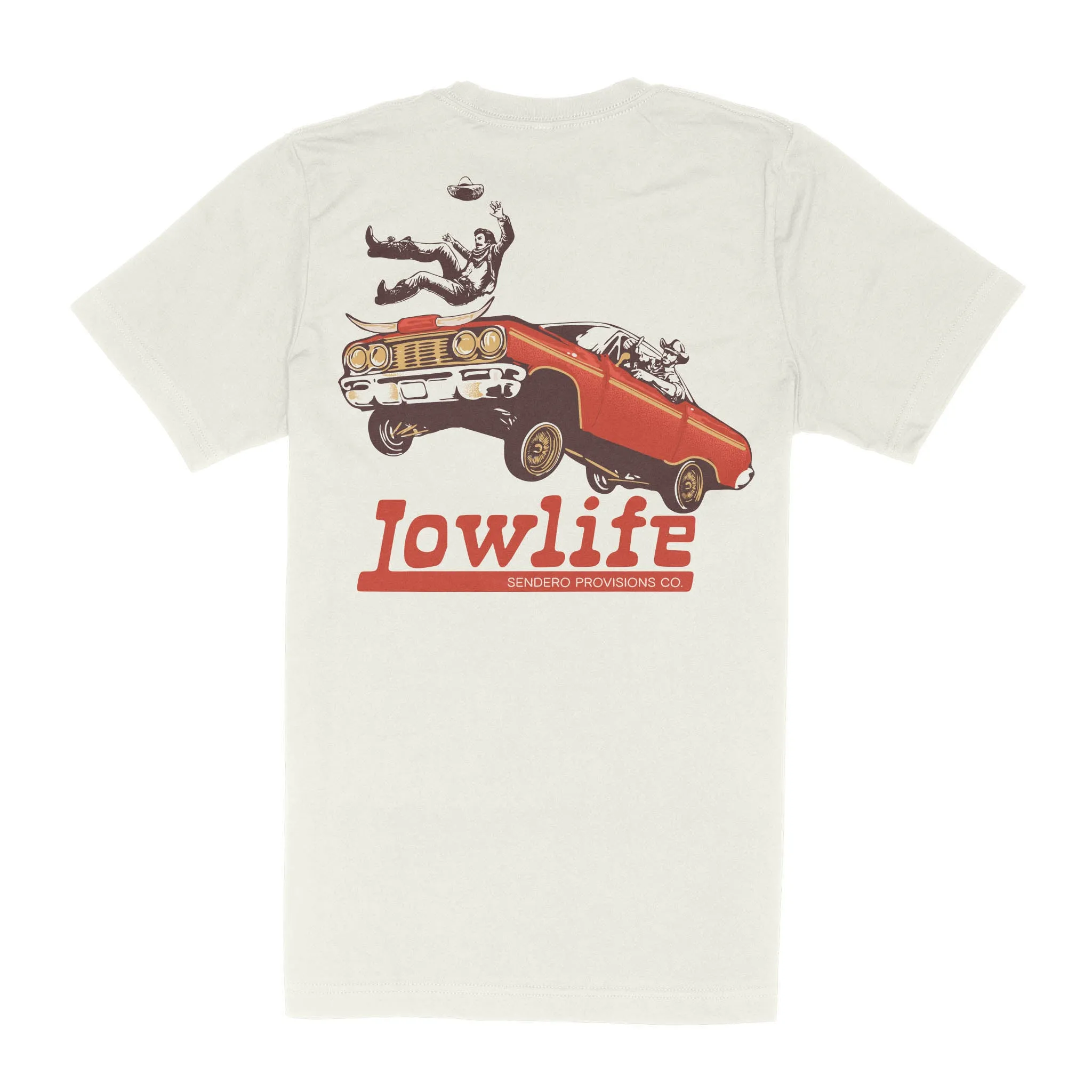 Lowlife T-Shirt - Vintage White sold by Sendero Provisions CO