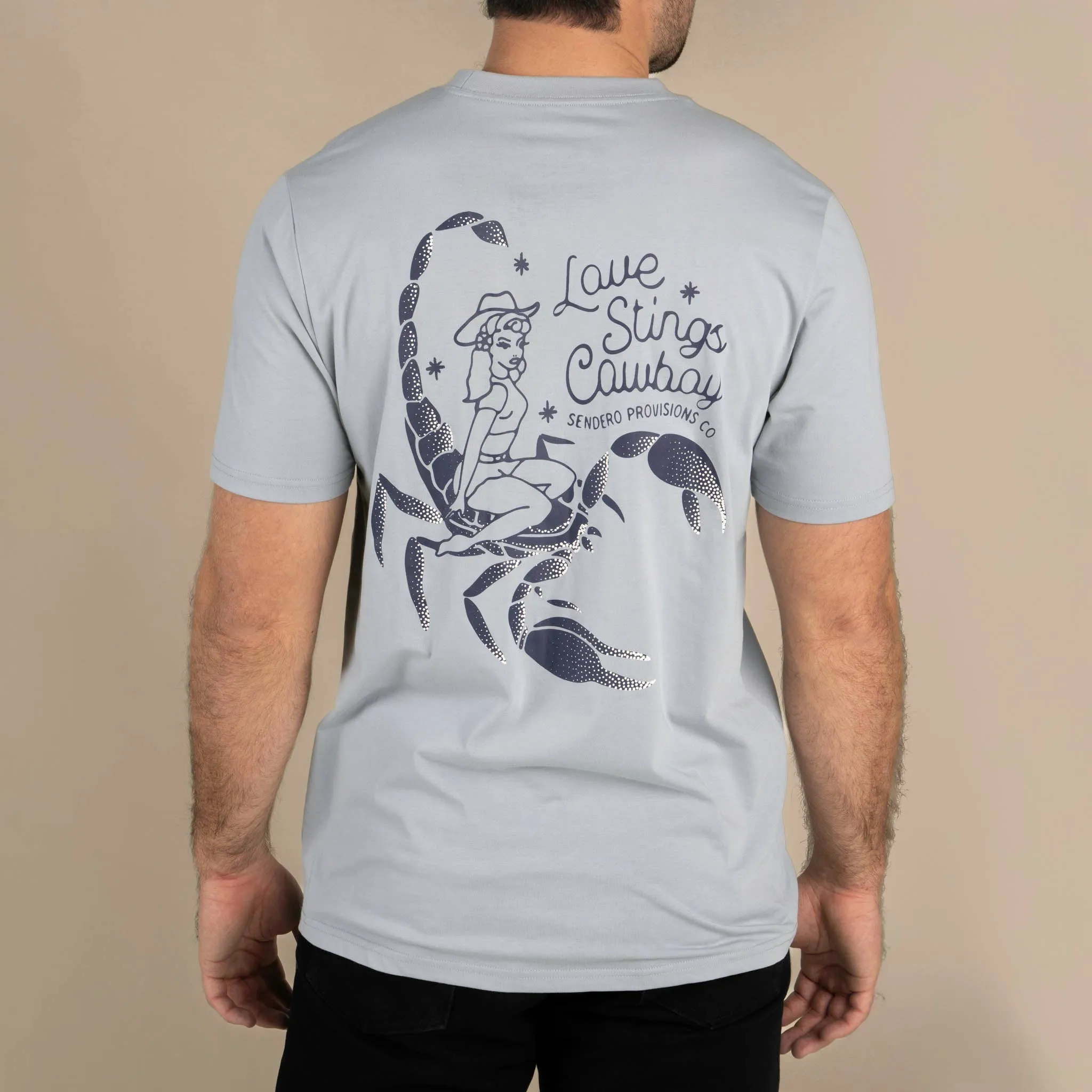 Love Stings T-Shirt - Big Sky Blue sold by Sendero Provisions CO product image thumbnail 4