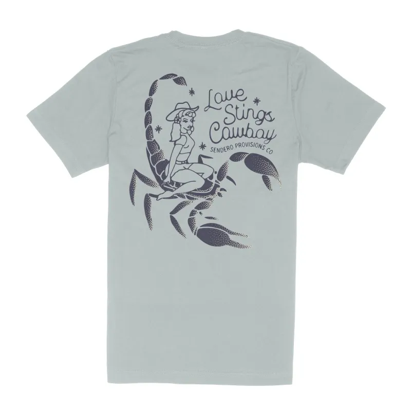 Love Stings T-Shirt - Big Sky Blue made by Sendero Provisions CO