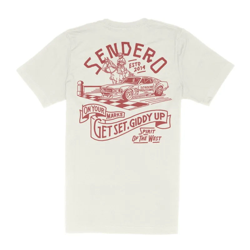 Giddy Up T-Shirt - Vintage White made by Sendero Provisions CO