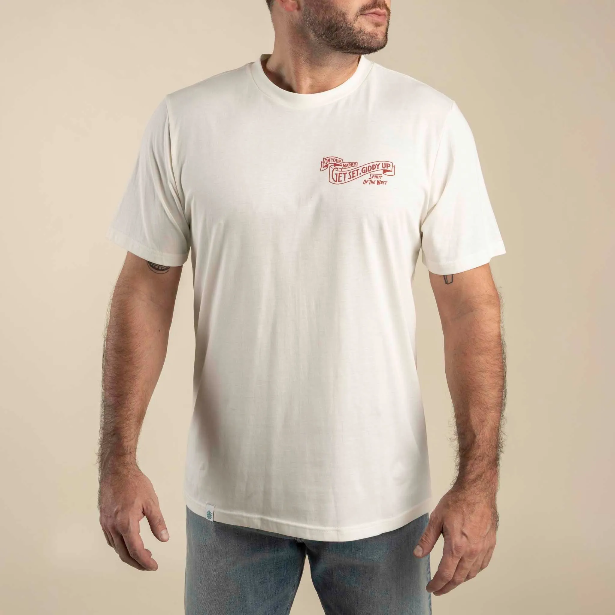 Giddy Up T-Shirt - Vintage White sold by Sendero Provisions CO product image thumbnail 4
