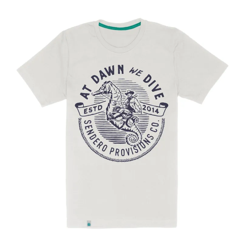 We Dive T-Shirt - Vintage White made by Sendero Provisions CO