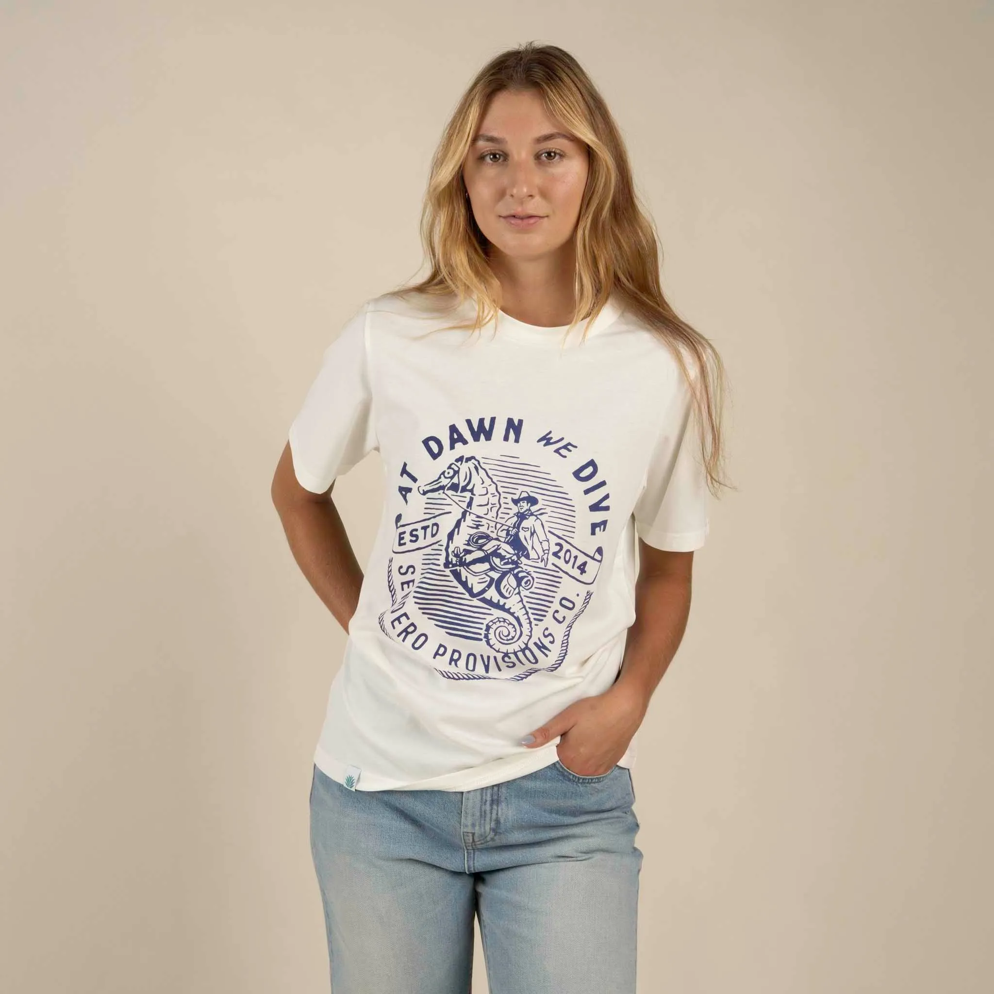 We Dive T-Shirt - Vintage White sold by Sendero Provisions CO product image thumbnail 3