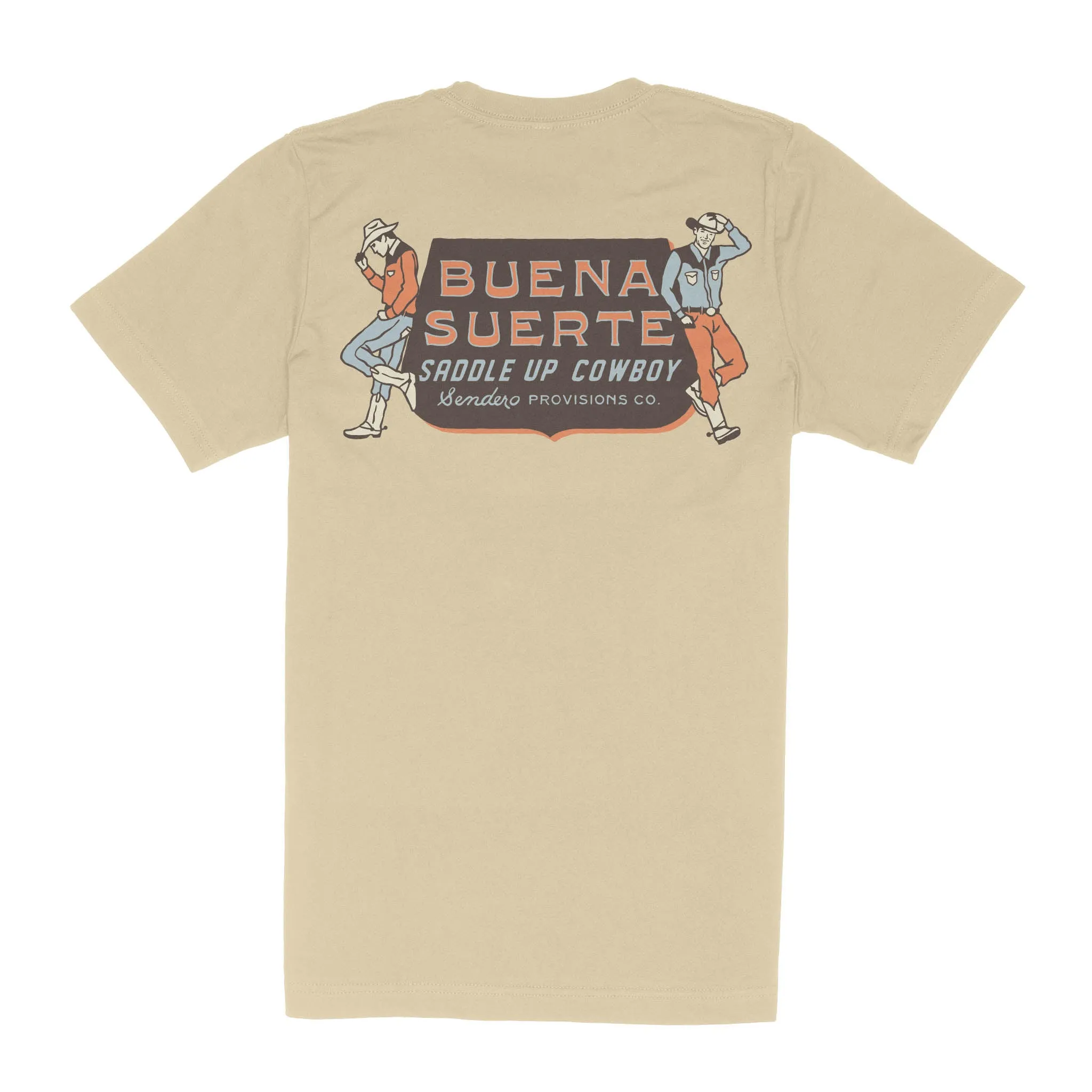 Buena Suerte T-Shirt - Cream sold by Sendero Provisions CO product image thumbnail 2