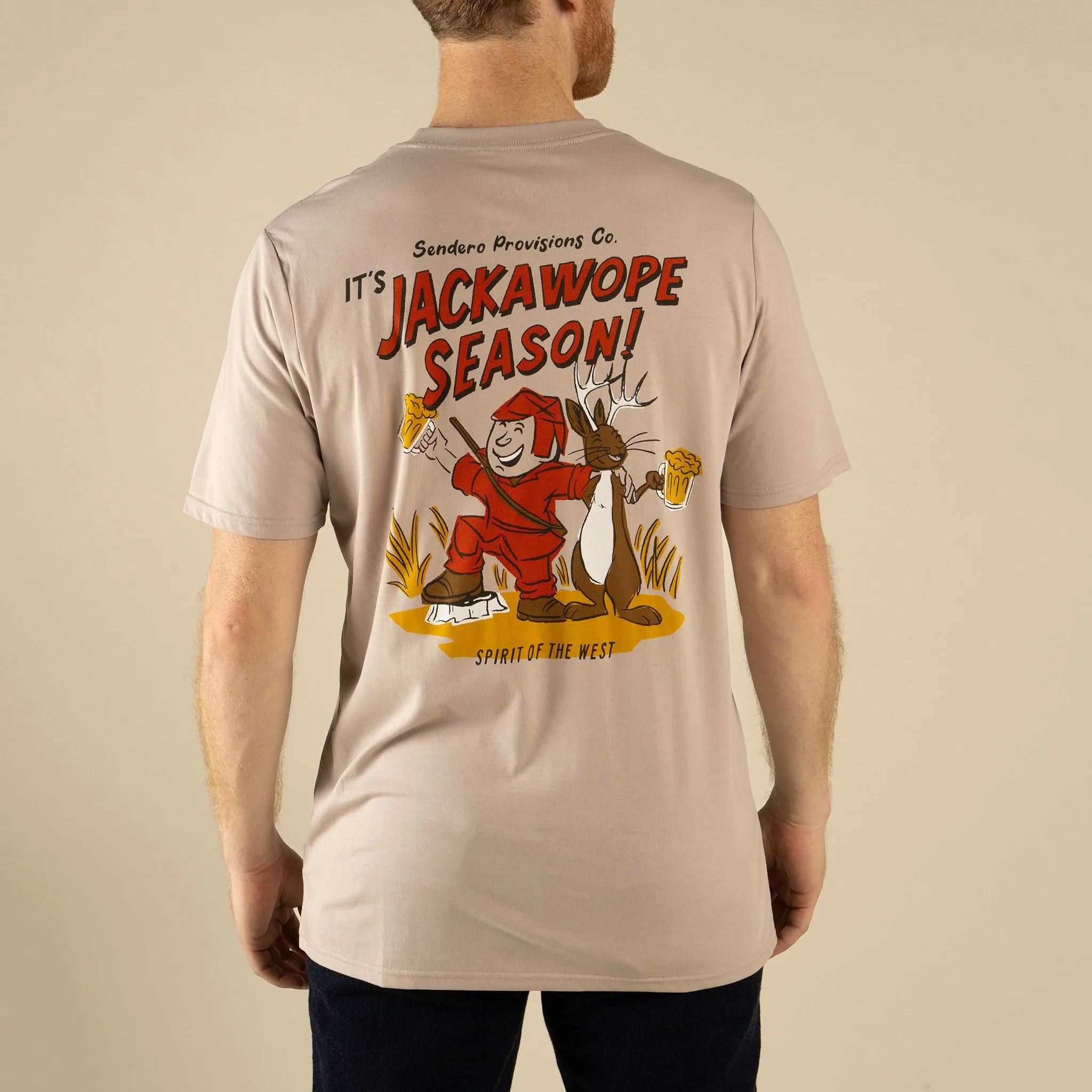 Jackawope T-Shirt - Sand sold by Sendero Provisions CO product image thumbnail 3