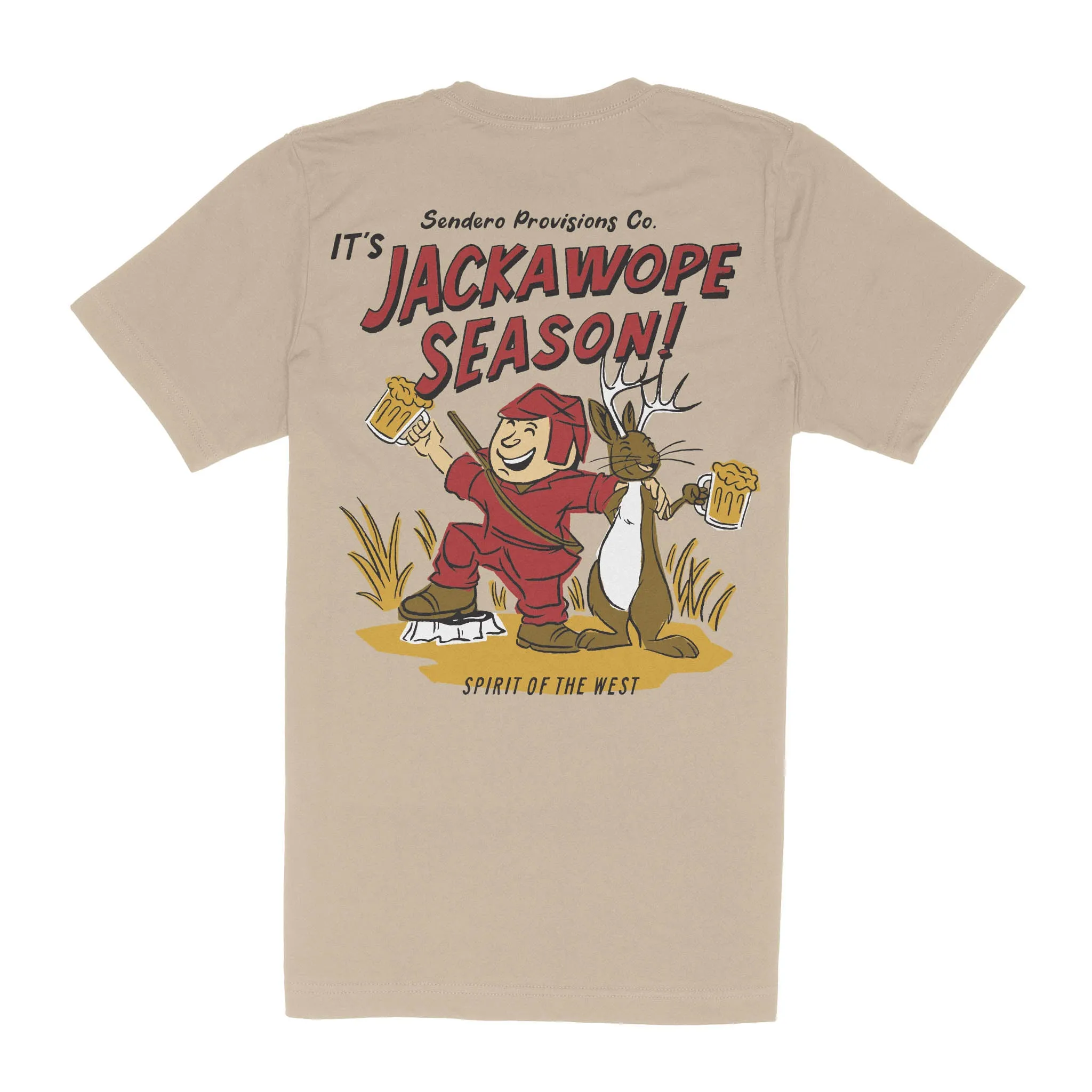 Jackawope T-Shirt - Sand sold by Sendero Provisions CO
