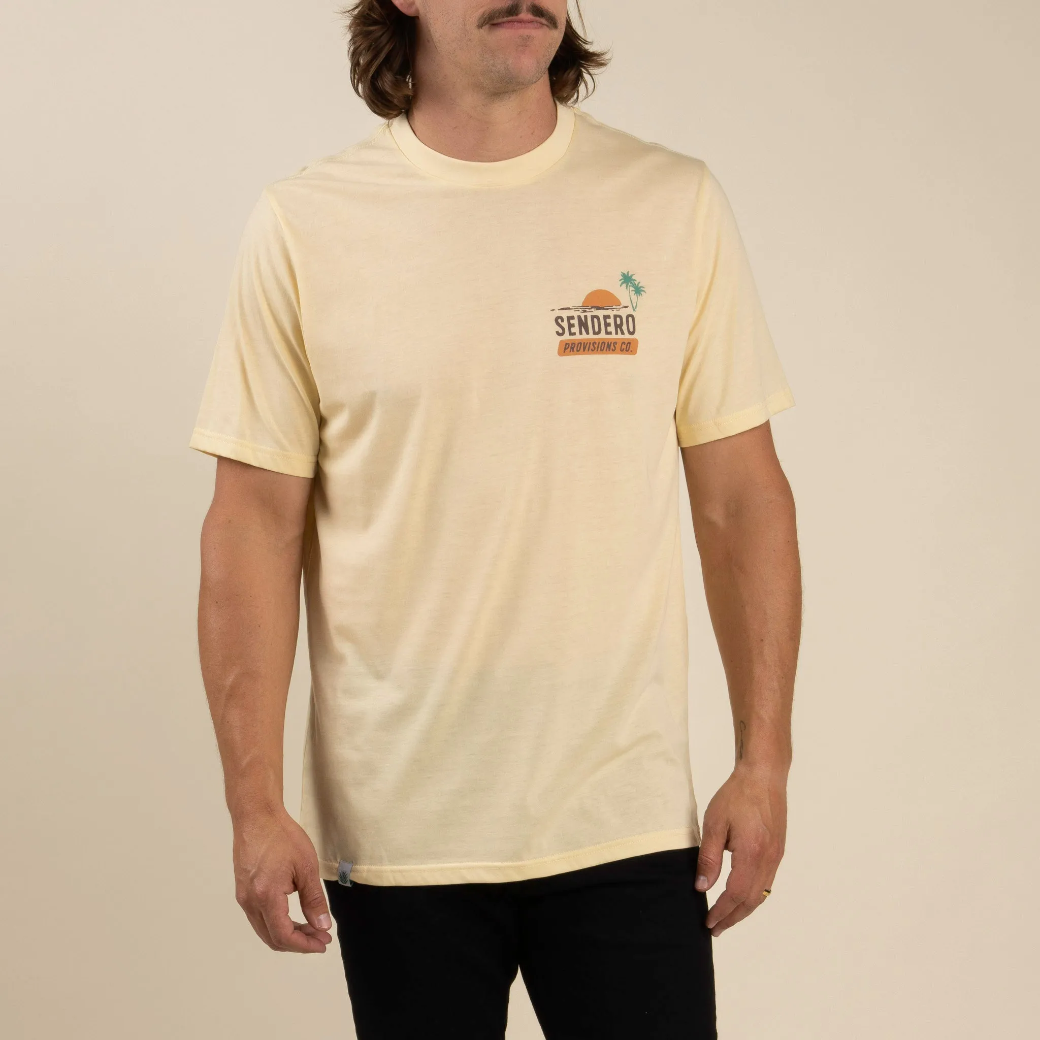 Cowboy Waterski Club T-Shirt - Cream sold by Sendero Provisions CO product image thumbnail 4