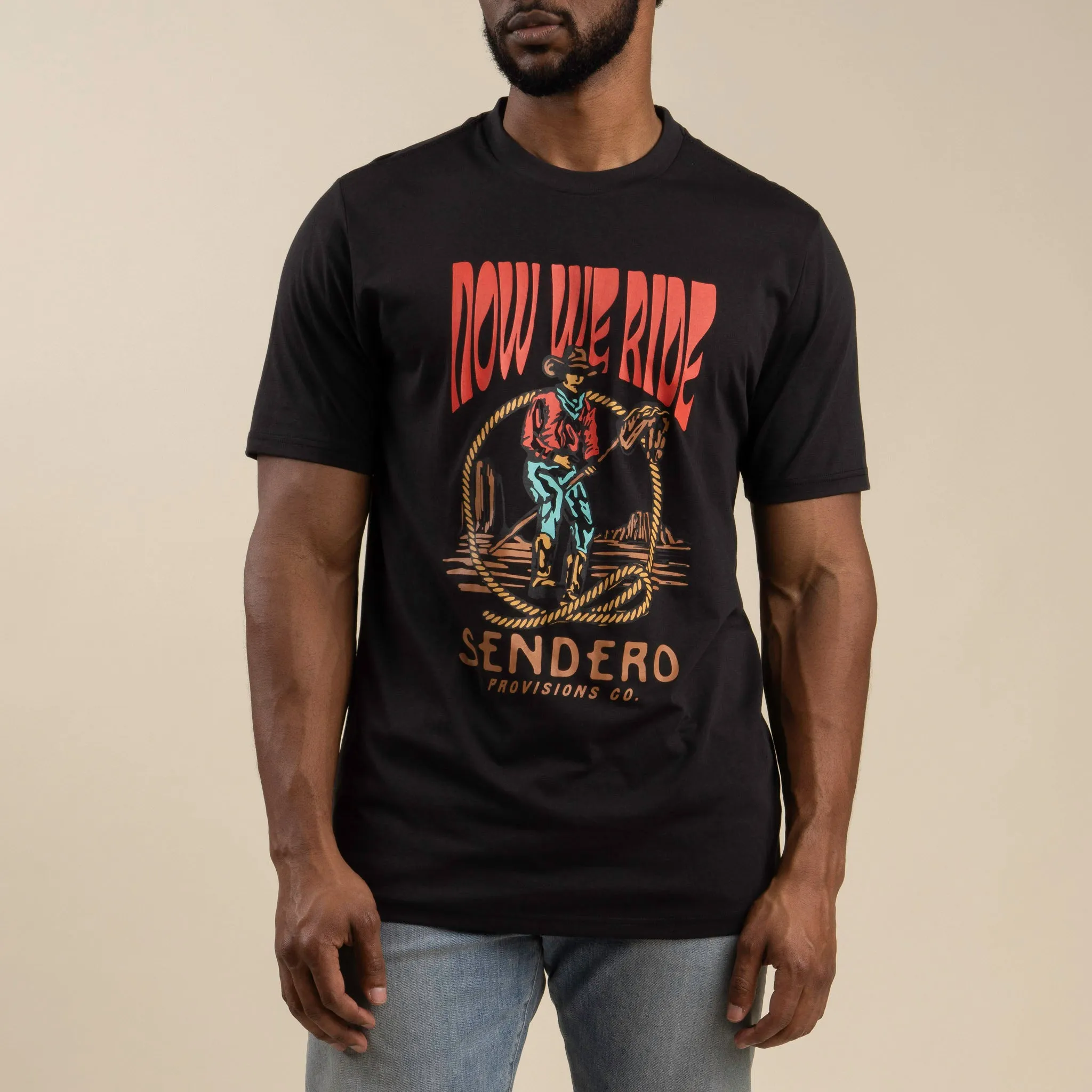 Stick Horse T-Shirt - Black sold by Sendero Provisions CO product image thumbnail 2