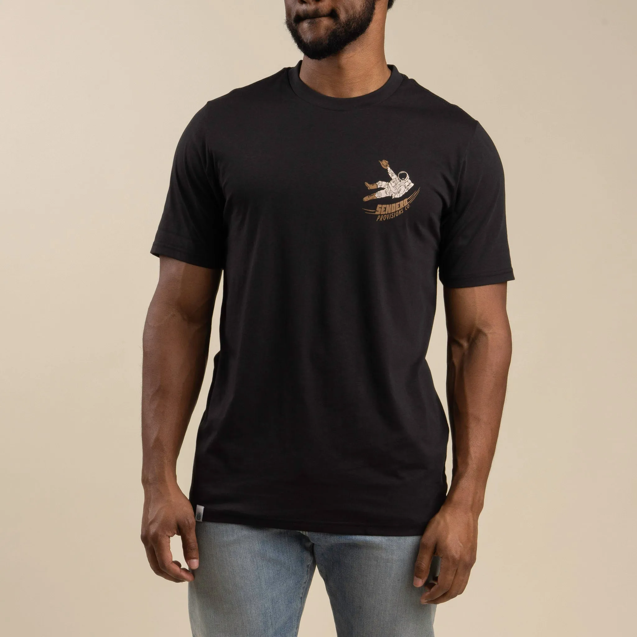 To Space T-Shirt - Black sold by Sendero Provisions CO product image thumbnail 2