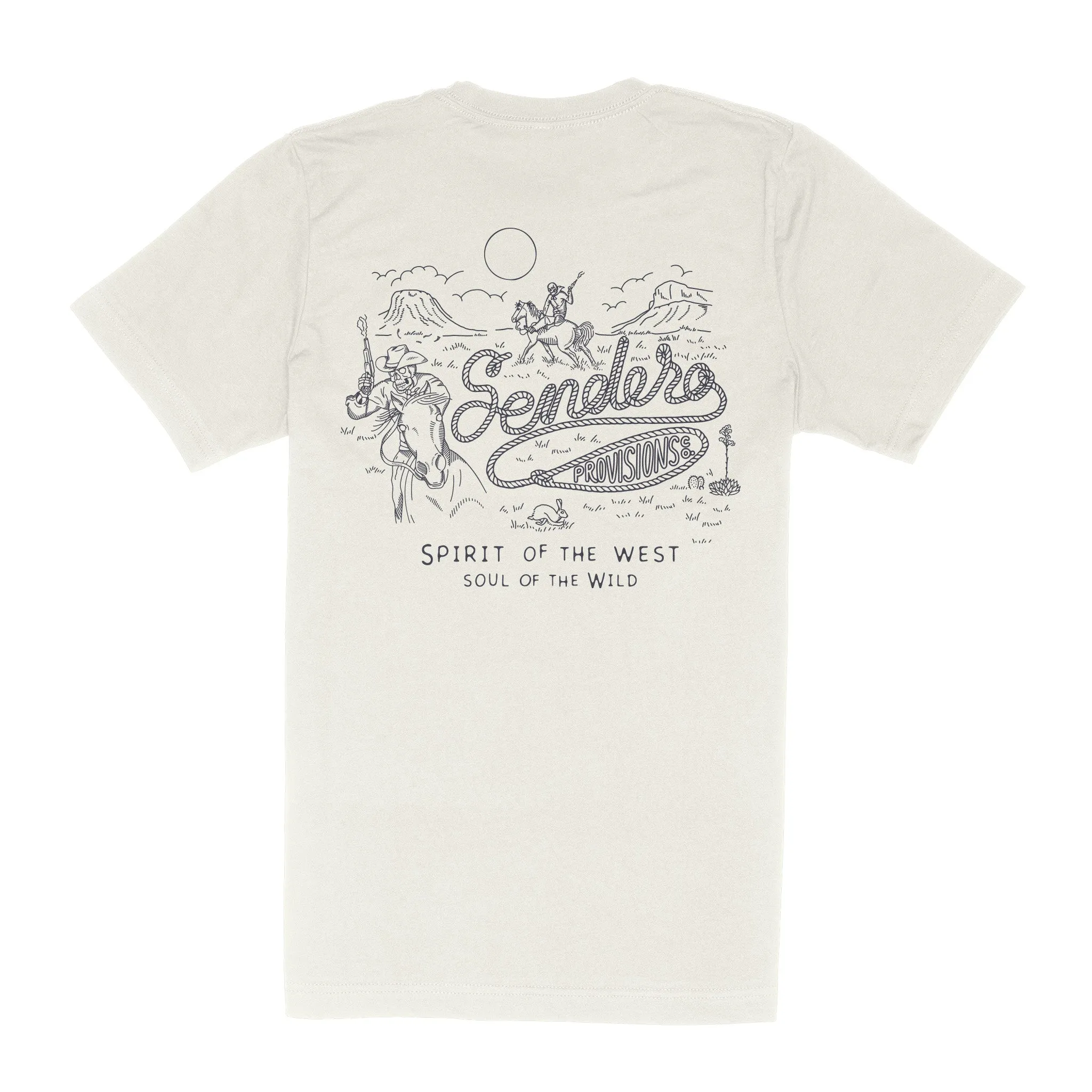 Skeleton Riders T-Shirt - Vintage White sold by Sendero Provisions CO