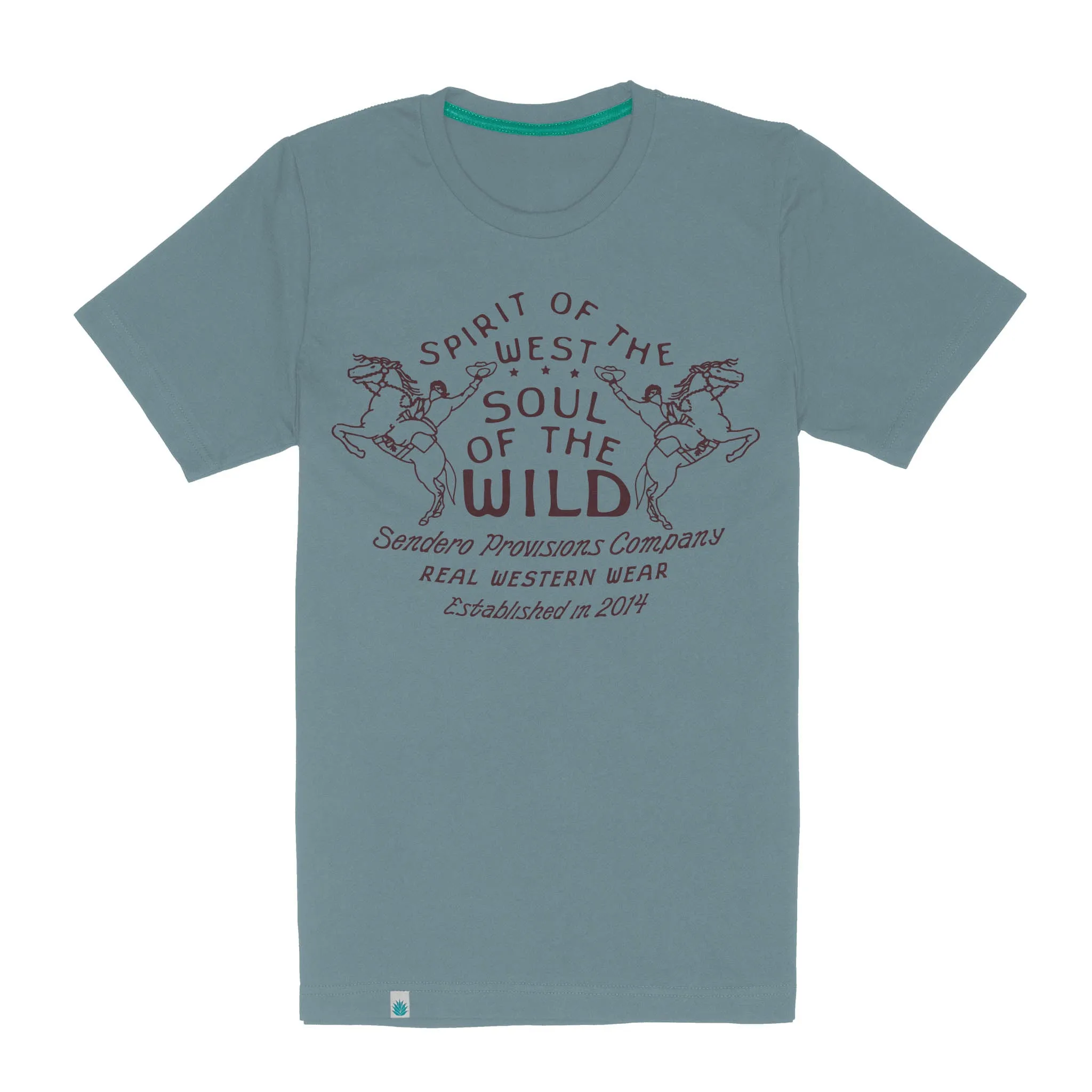 Hi-Ho T-Shirt - Washed Slate sold by Sendero Provisions CO product image thumbnail 2