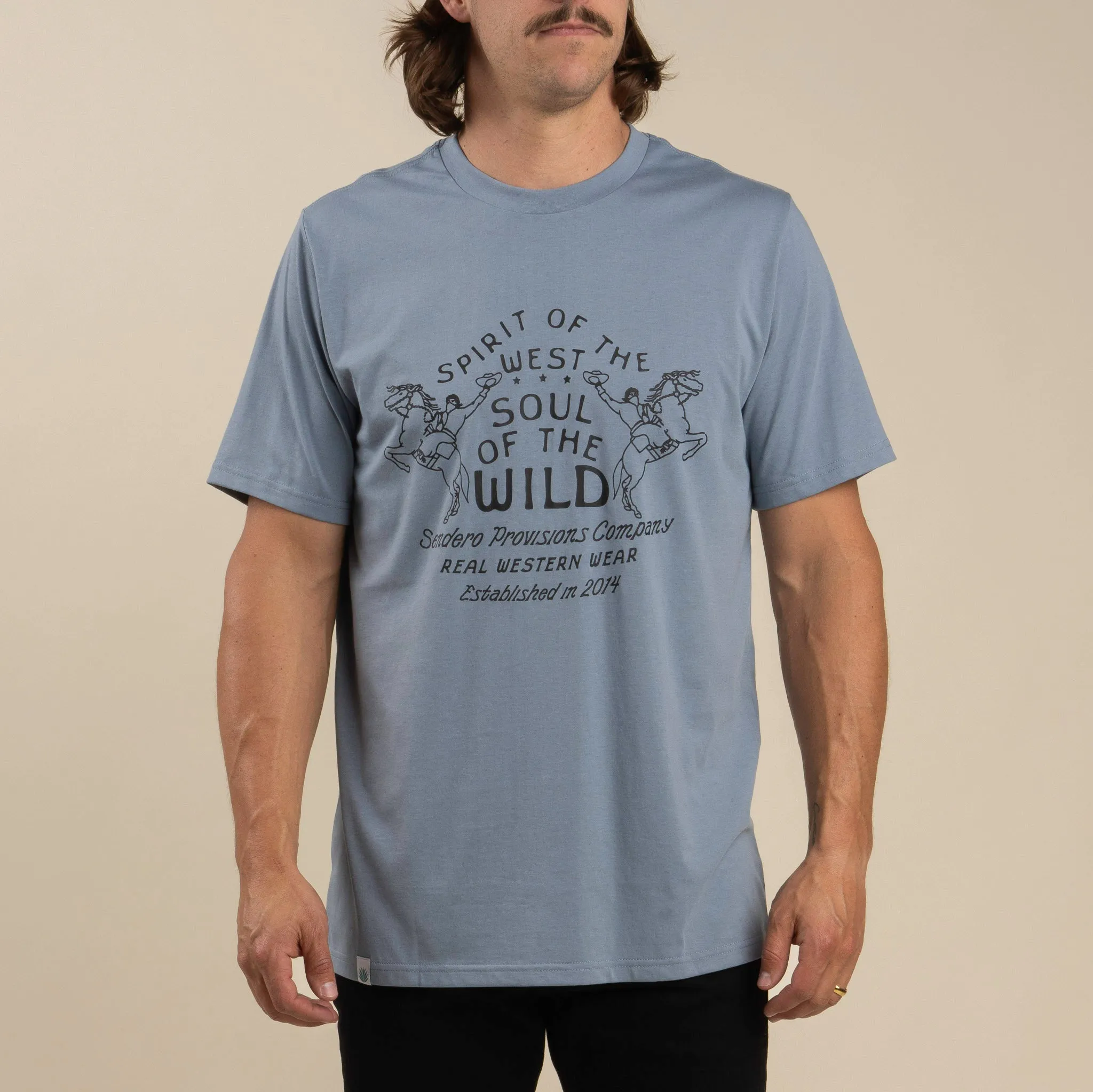 Hi-Ho T-Shirt - Washed Slate sold by Sendero Provisions CO