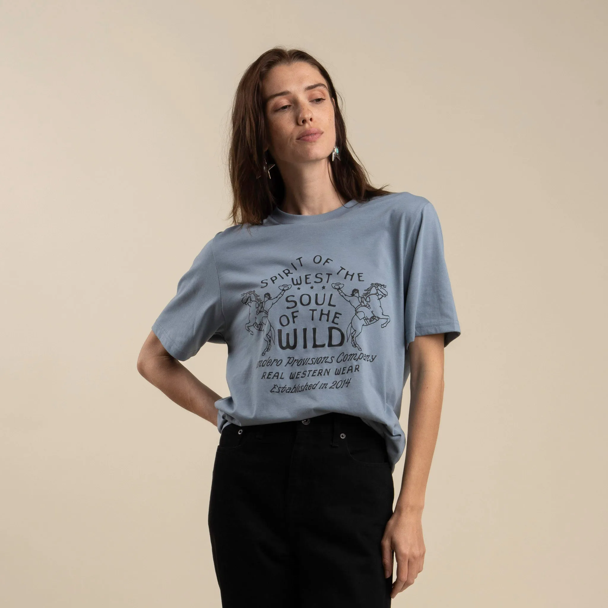 Hi-Ho T-Shirt - Washed Slate sold by Sendero Provisions CO product image thumbnail 3