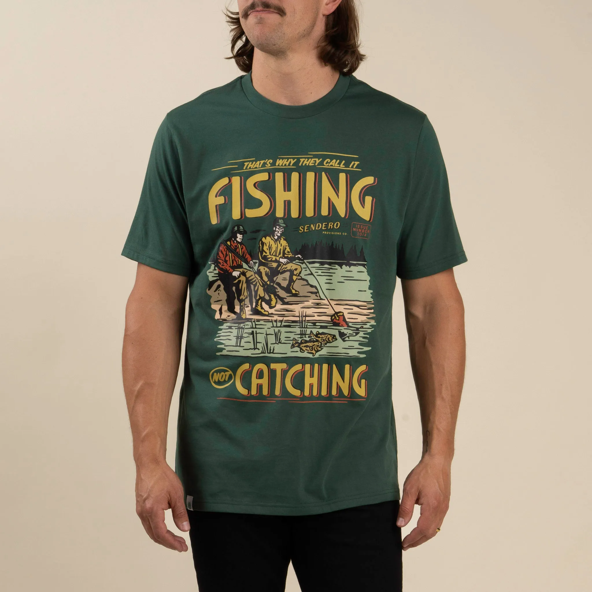 Not Catching T-Shirt - Spruce sold by Sendero Provisions CO product image thumbnail 2