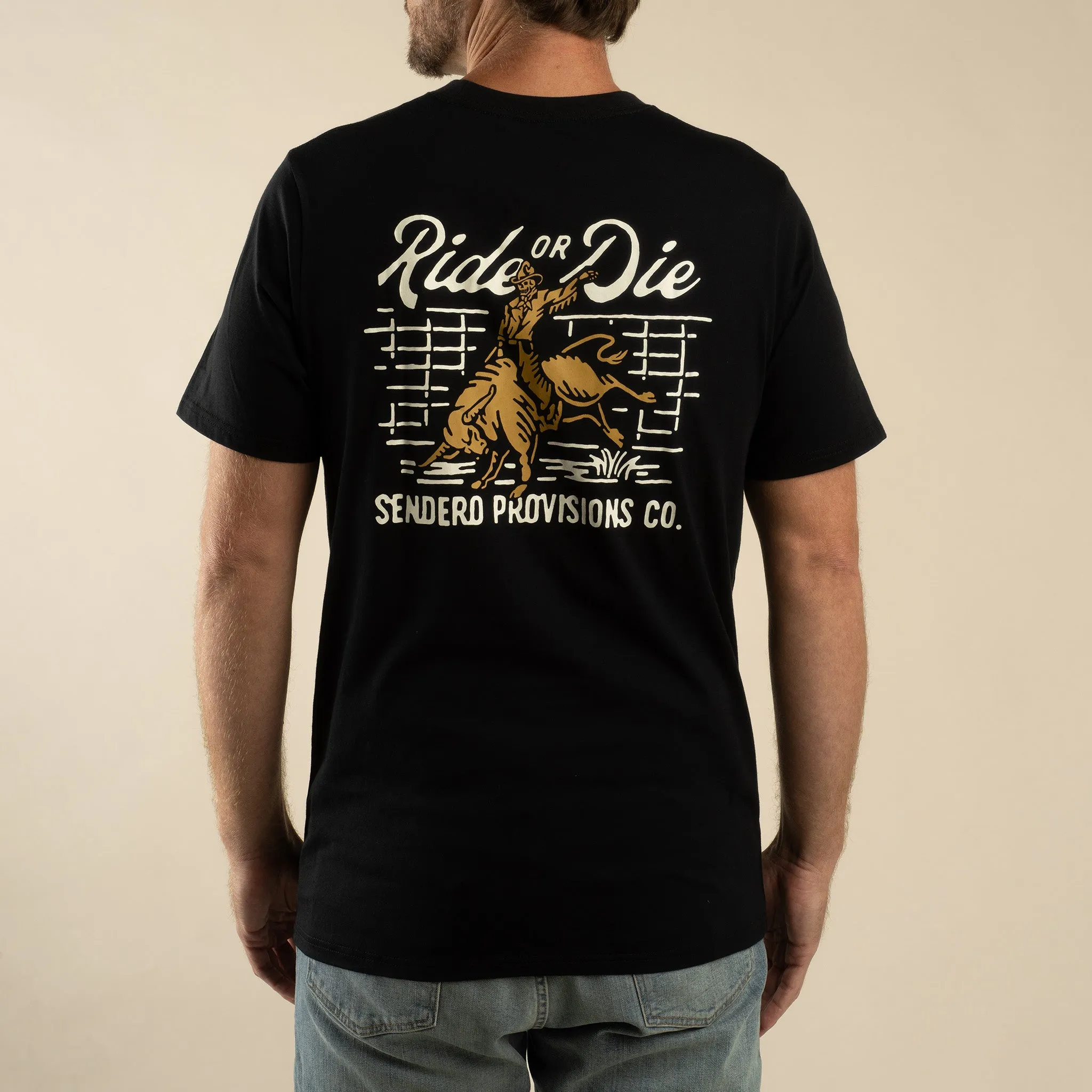 Ride Or Die T-Shirt - Black sold by Sendero Provisions CO product image thumbnail 2