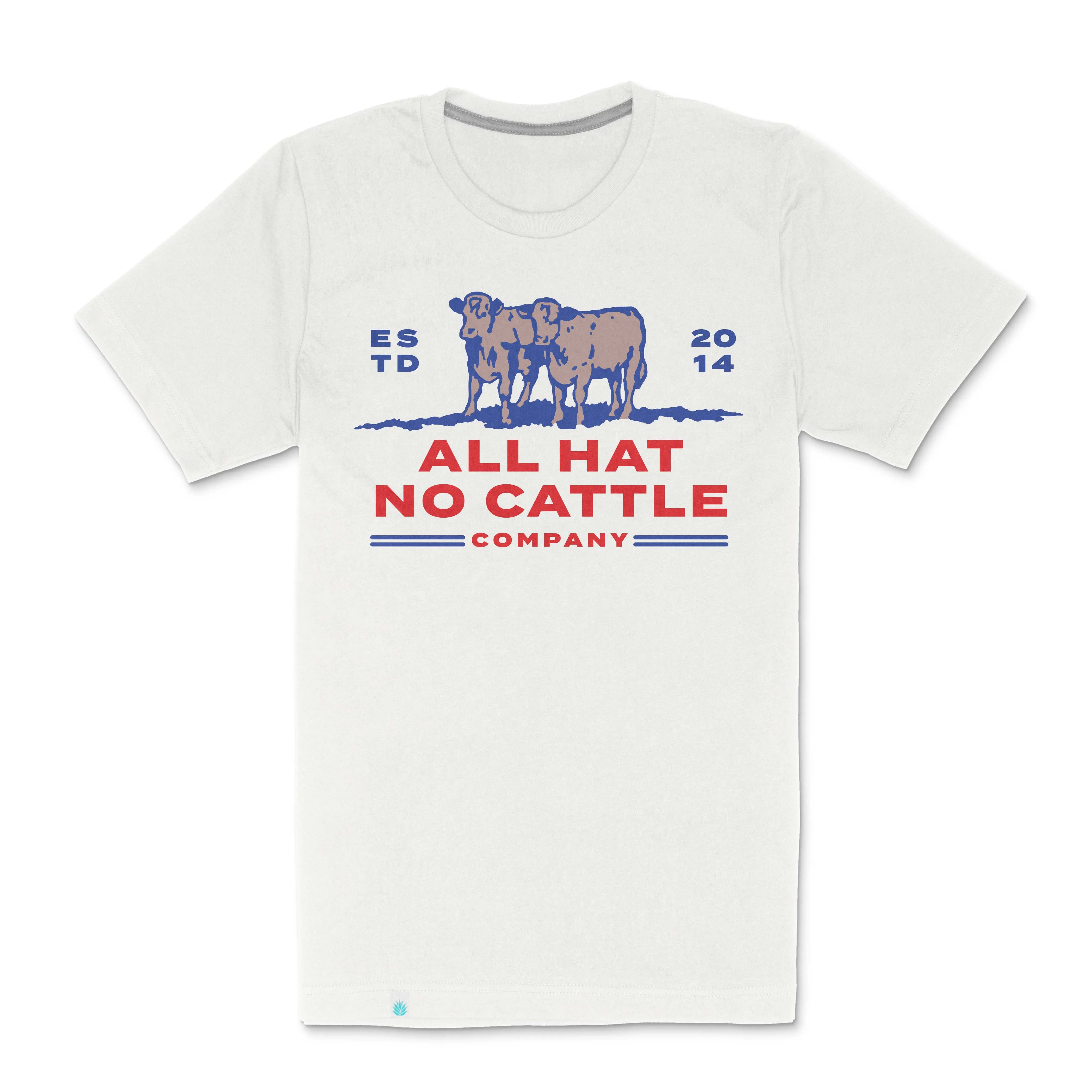 All Hat No Cattle T-Shirt - Vintage White sold by Sendero Provisions CO