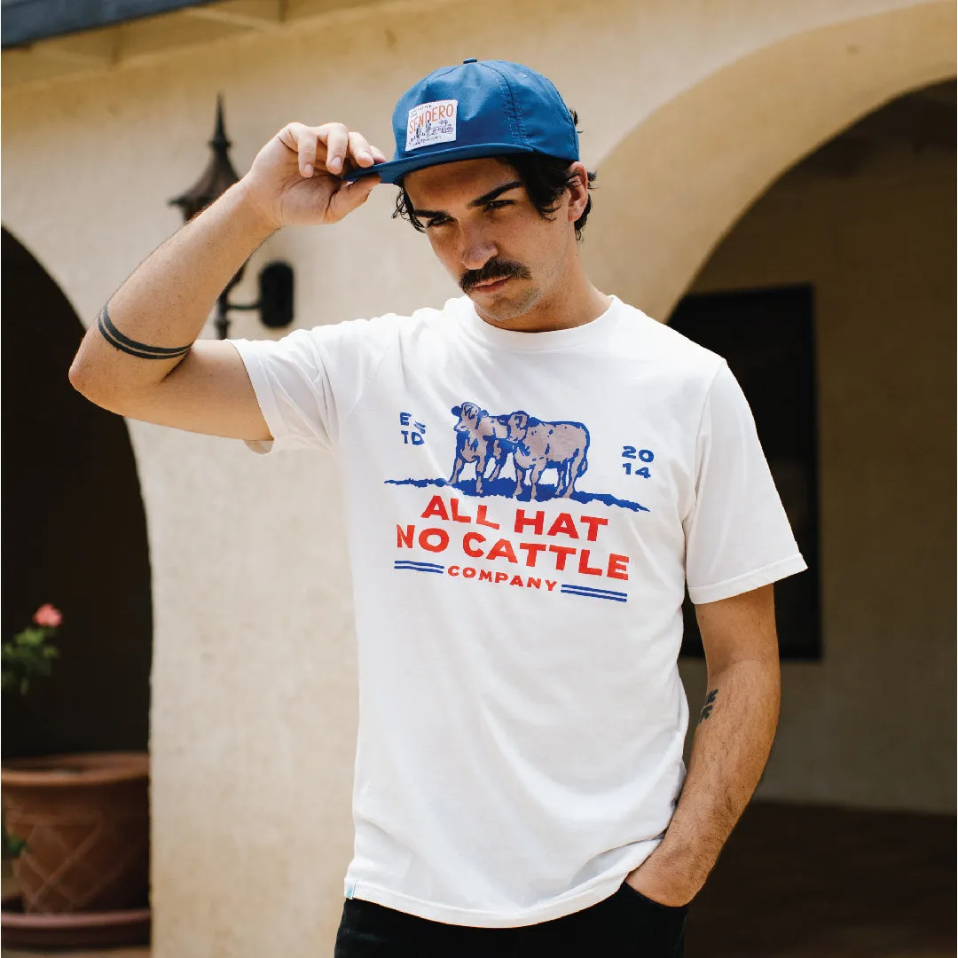 All Hat No Cattle T-Shirt - Vintage White sold by Sendero Provisions CO product image thumbnail 2