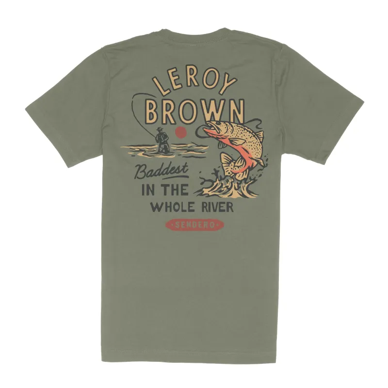 Leroy Brown T-Shirt - Sage made by Sendero Provisions CO