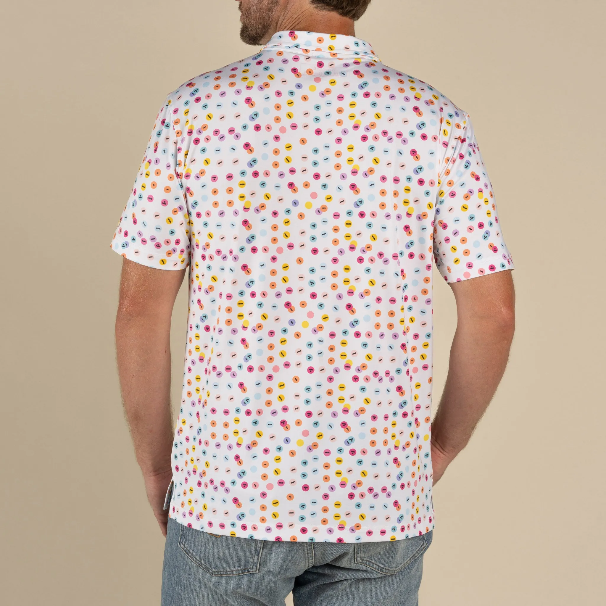 High Noon Performance Polo - WhataDots Print sold by Sendero Provisions CO product image thumbnail 5