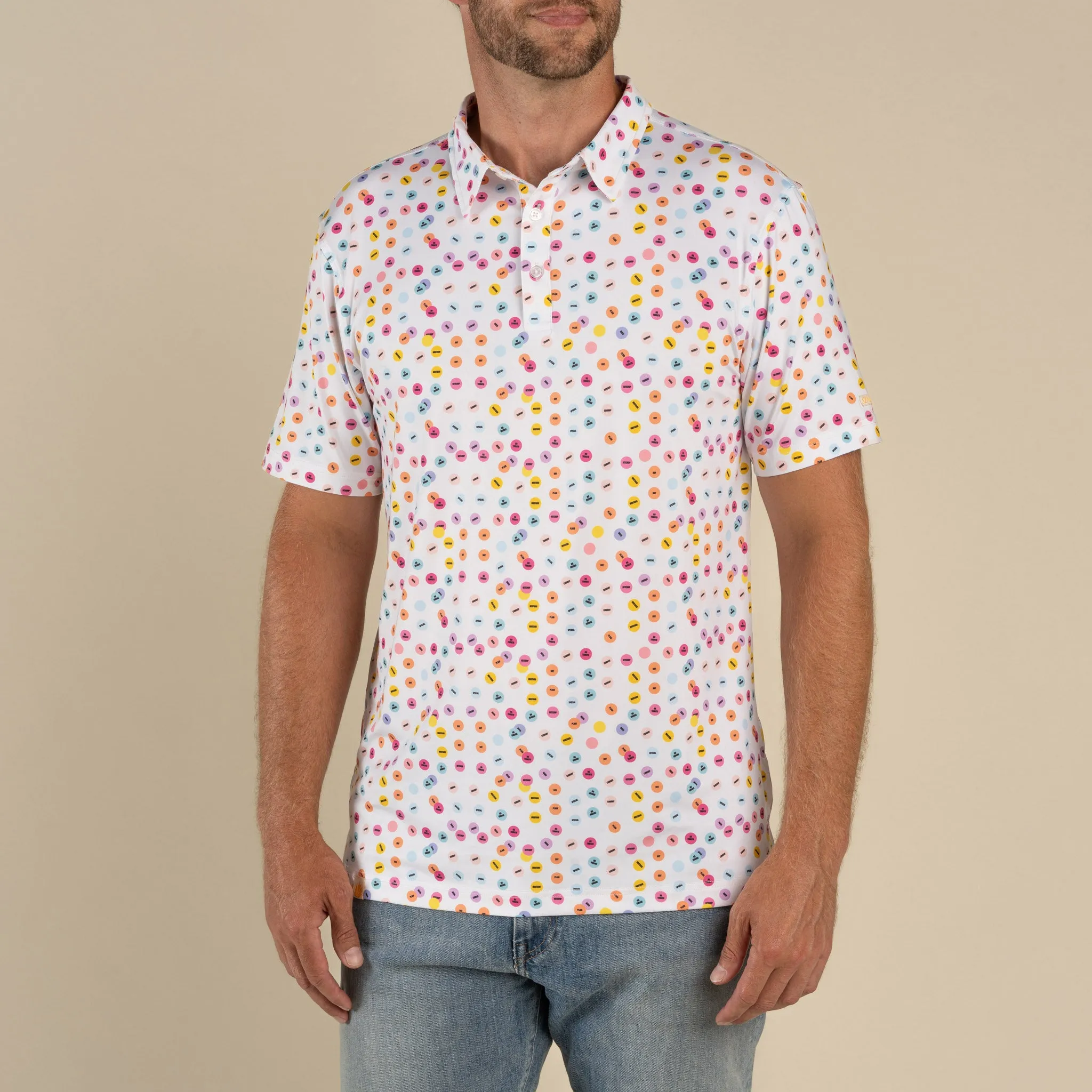 High Noon Performance Polo - WhataDots Print sold by Sendero Provisions CO product image thumbnail 4