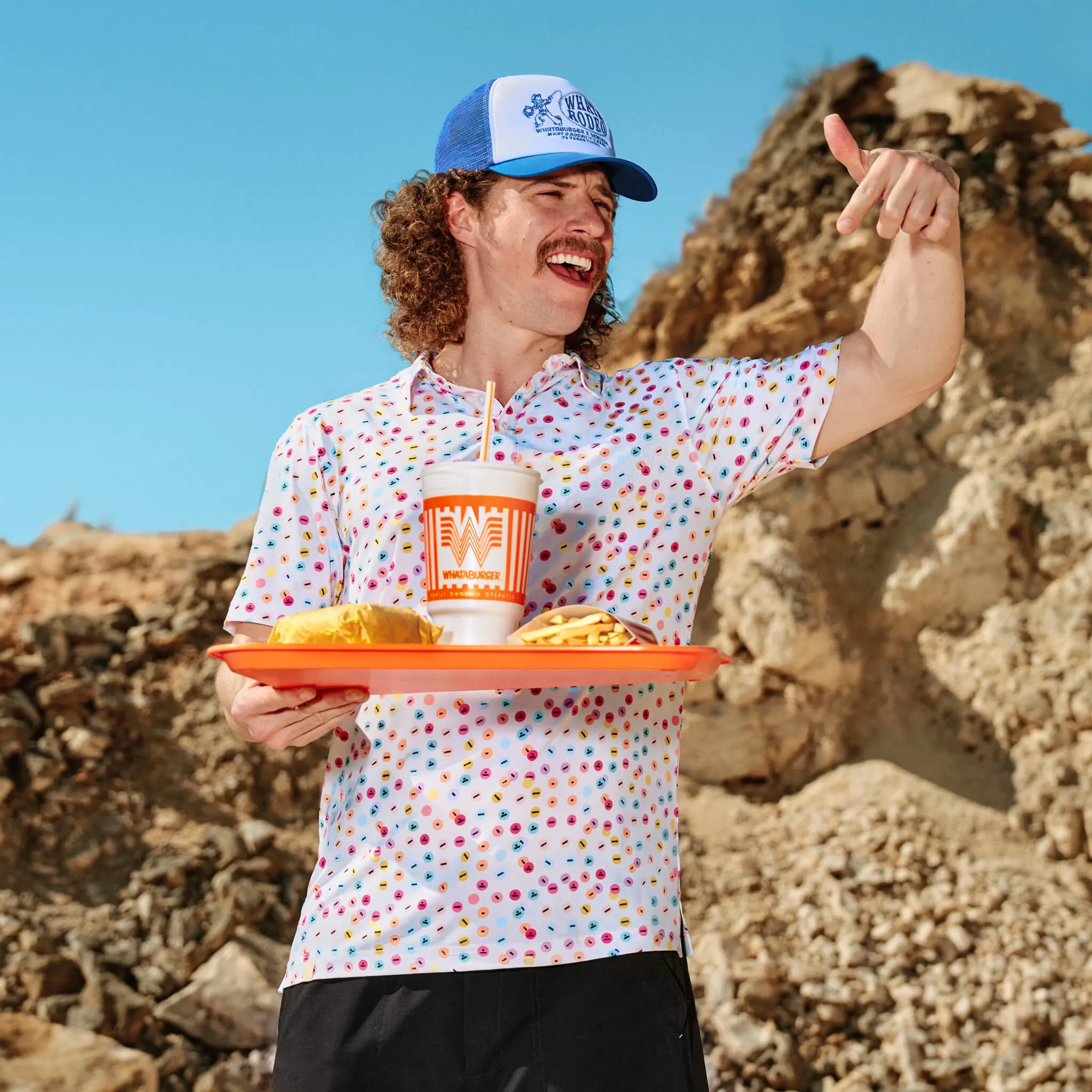 High Noon Performance Polo - WhataDots Print sold by Sendero Provisions CO product image thumbnail 2