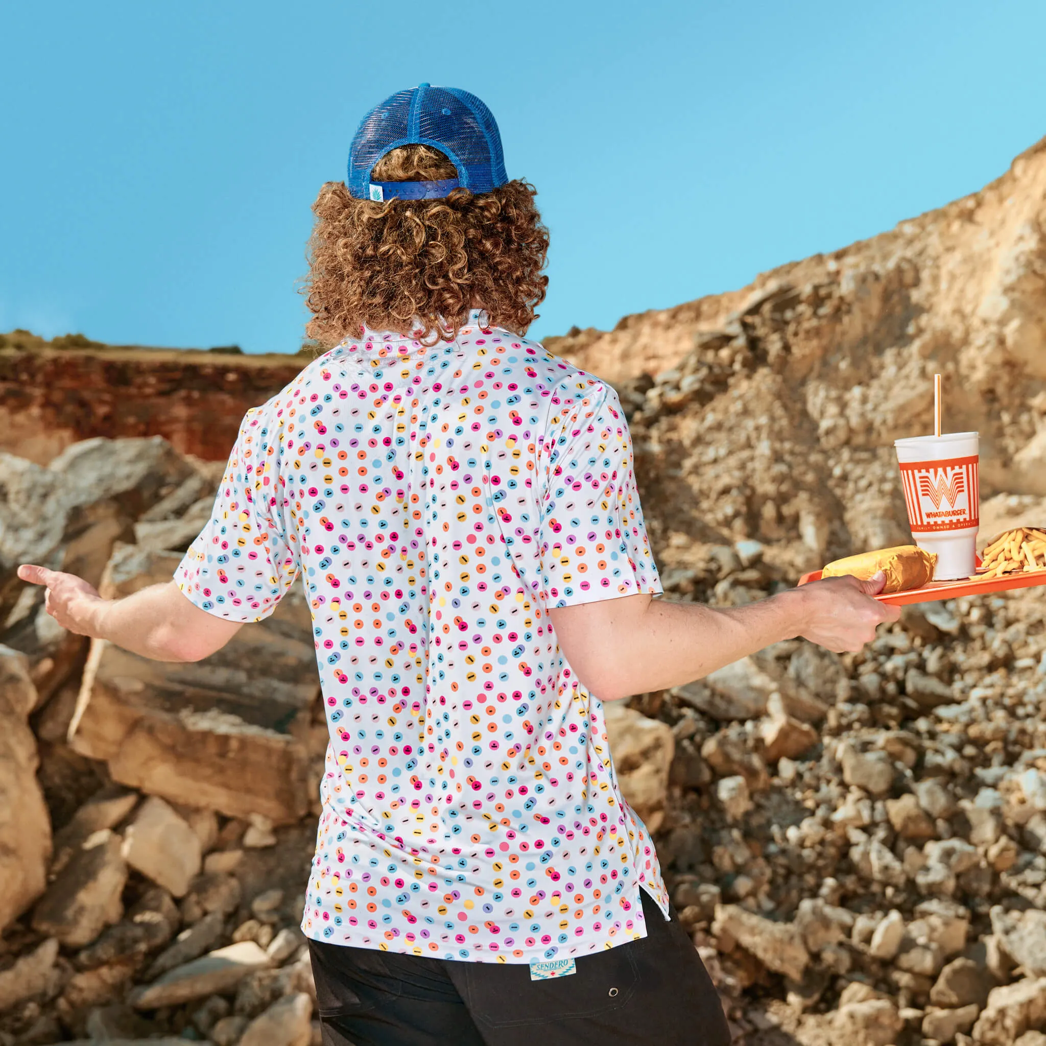 High Noon Performance Polo - WhataDots Print sold by Sendero Provisions CO product image thumbnail 3