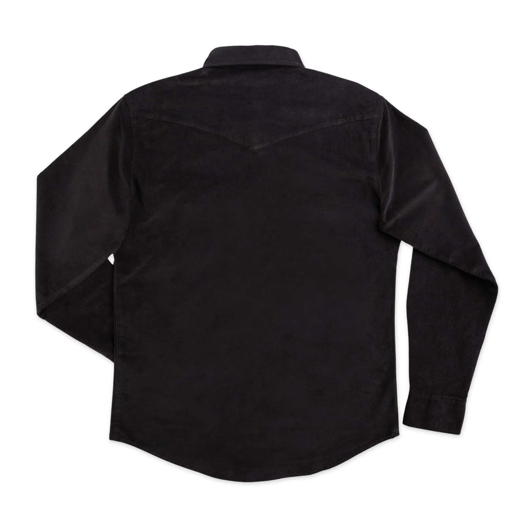 The Wyatt Pearl Snap Long Sleeve Corduroy Shirt - Charcoal sold by Sendero Provisions CO product image thumbnail 4