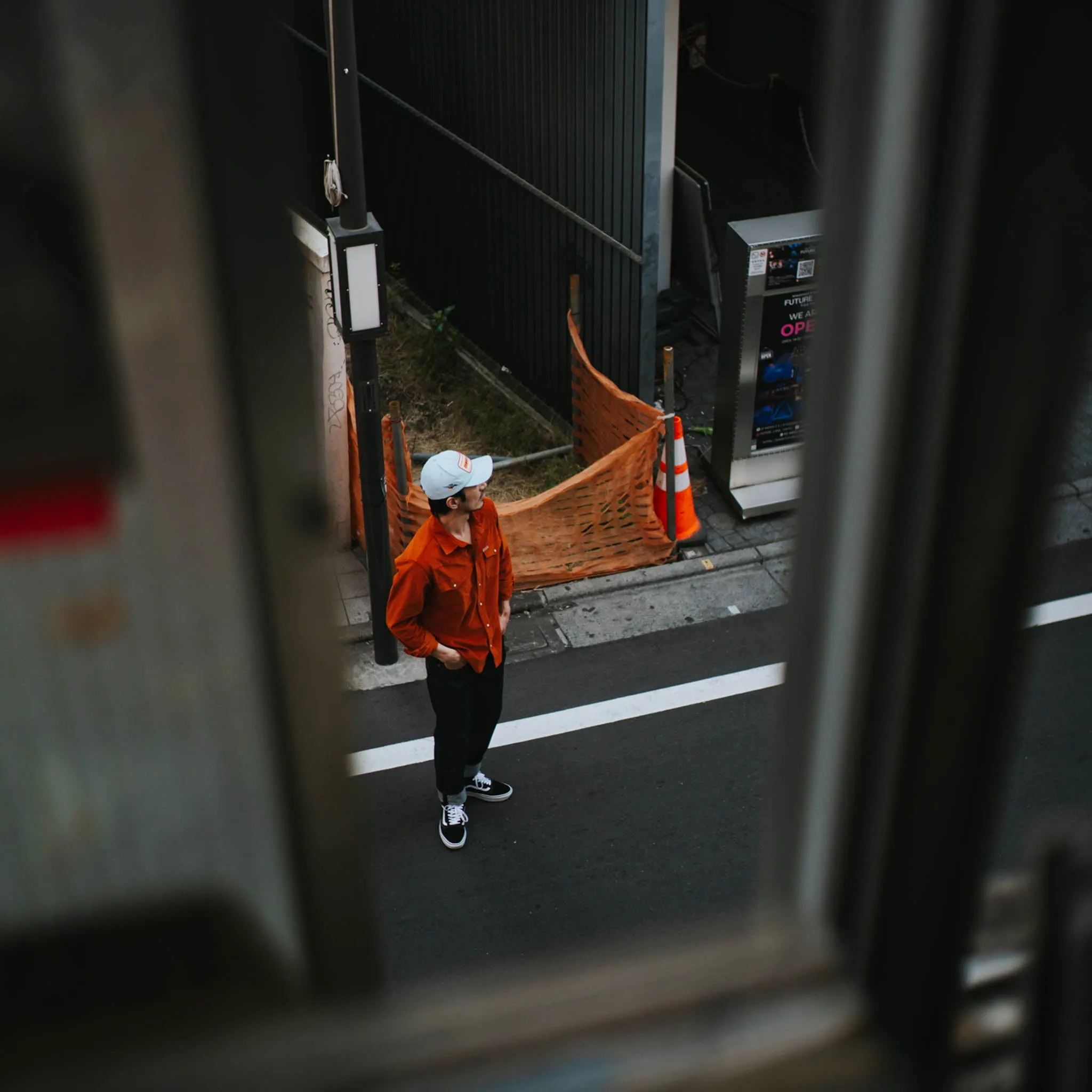 The Wyatt Pearl Snap Long Sleeve Corduroy Shirt - Burnt Orange sold by Sendero Provisions CO product image thumbnail 2
