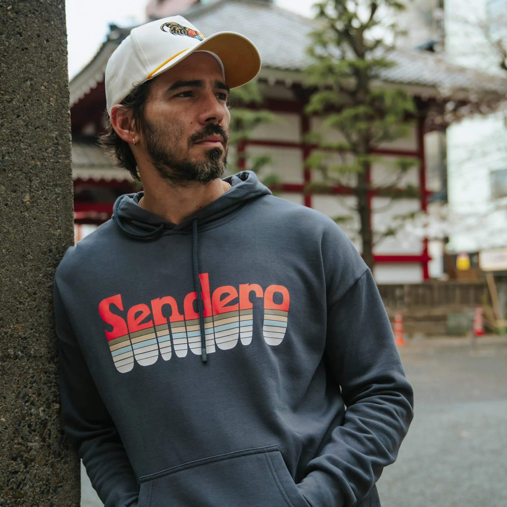 Retro Logo Hoodie - Vintage Black sold by Sendero Provisions CO product image thumbnail 2