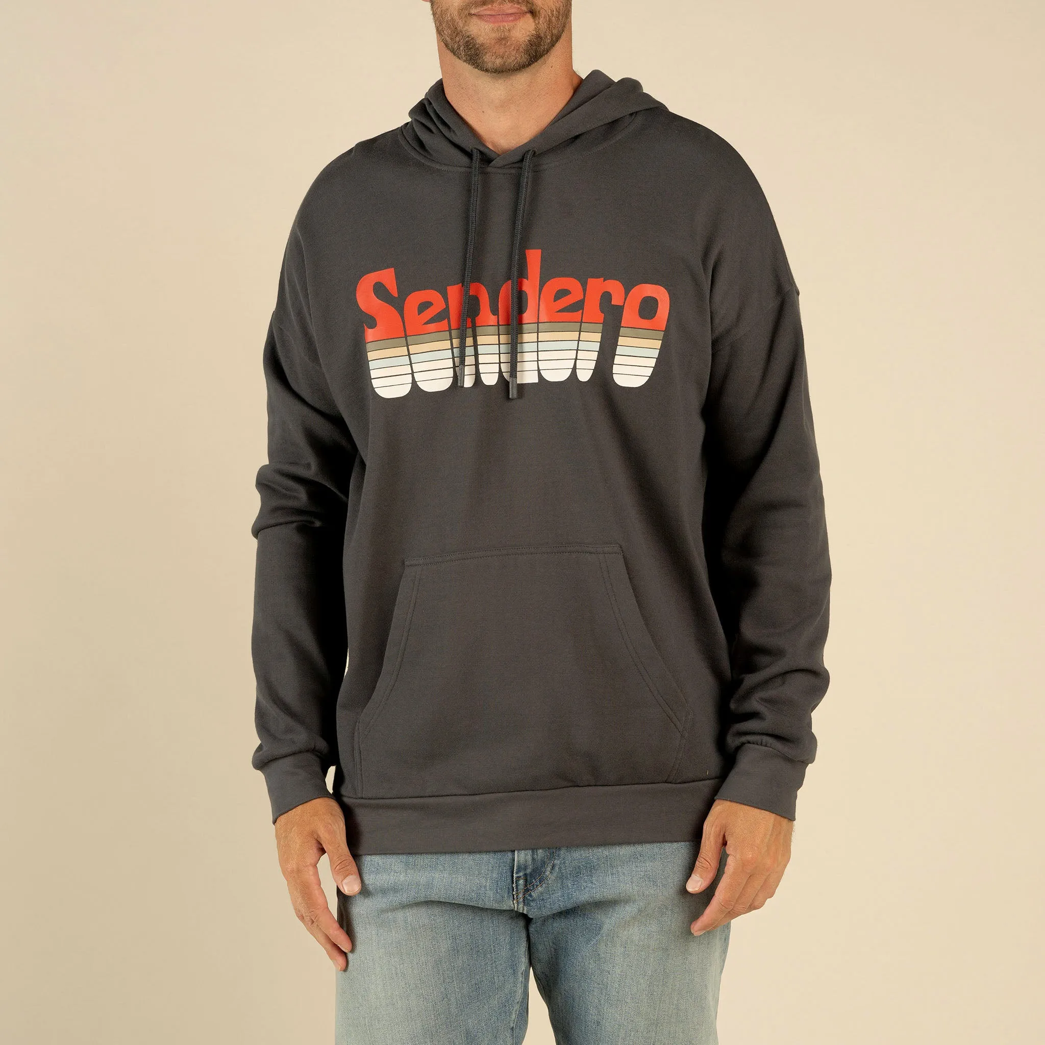 Retro Logo Hoodie - Vintage Black sold by Sendero Provisions CO product image thumbnail 3