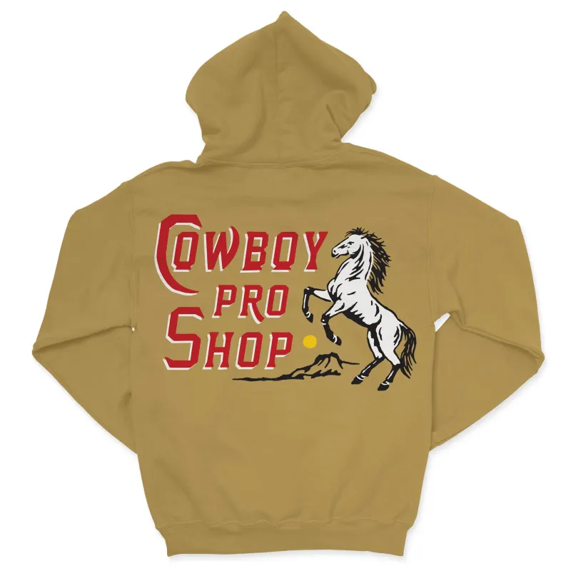 Cowboy Pro Shop Hoodie - Goldenrod made by Sendero Provisions CO