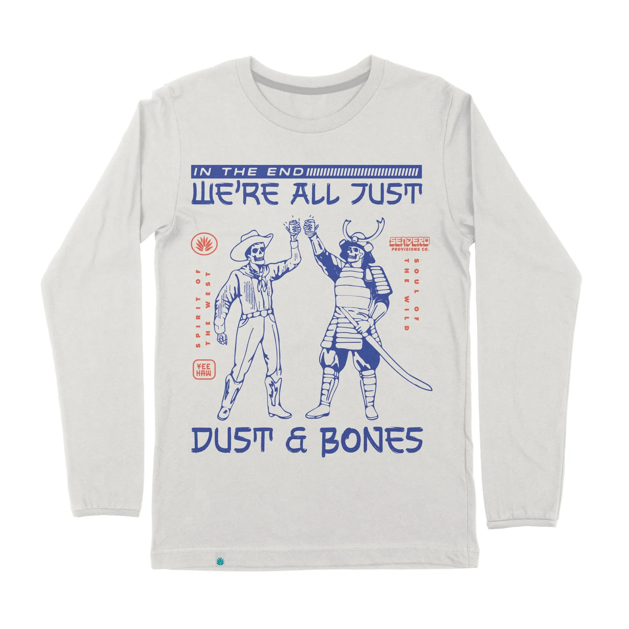 Dust & Bones Long Sleeve T-Shirt - Vintage White sold by Sendero Provisions CO