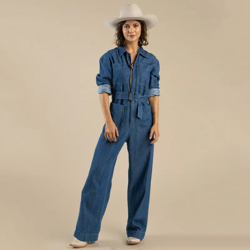 Margot Jumpsuit - Indigo made by Sendero Provisions CO