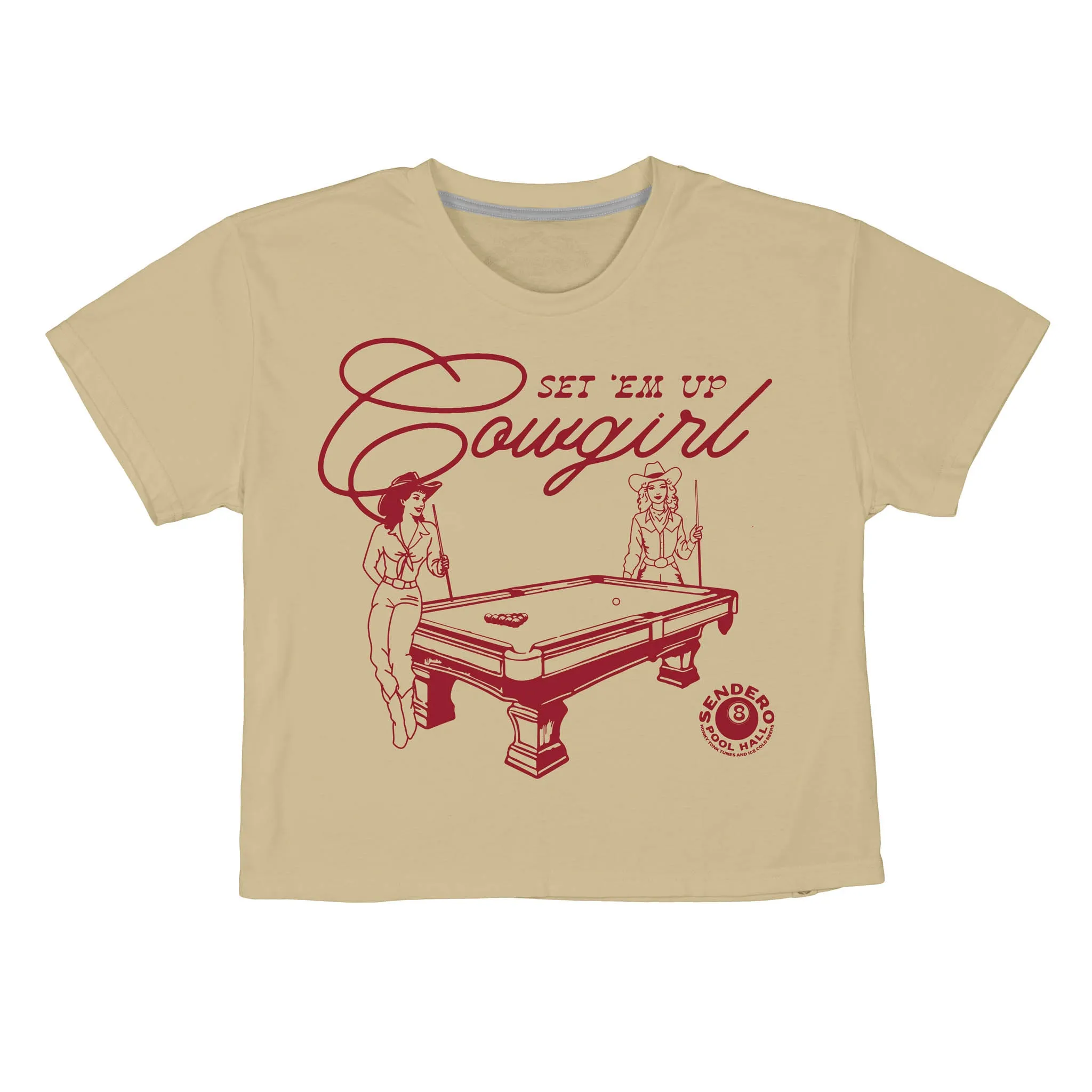 Set 'Em Up Boxy Tee - Cream sold by Sendero Provisions CO product image thumbnail 2