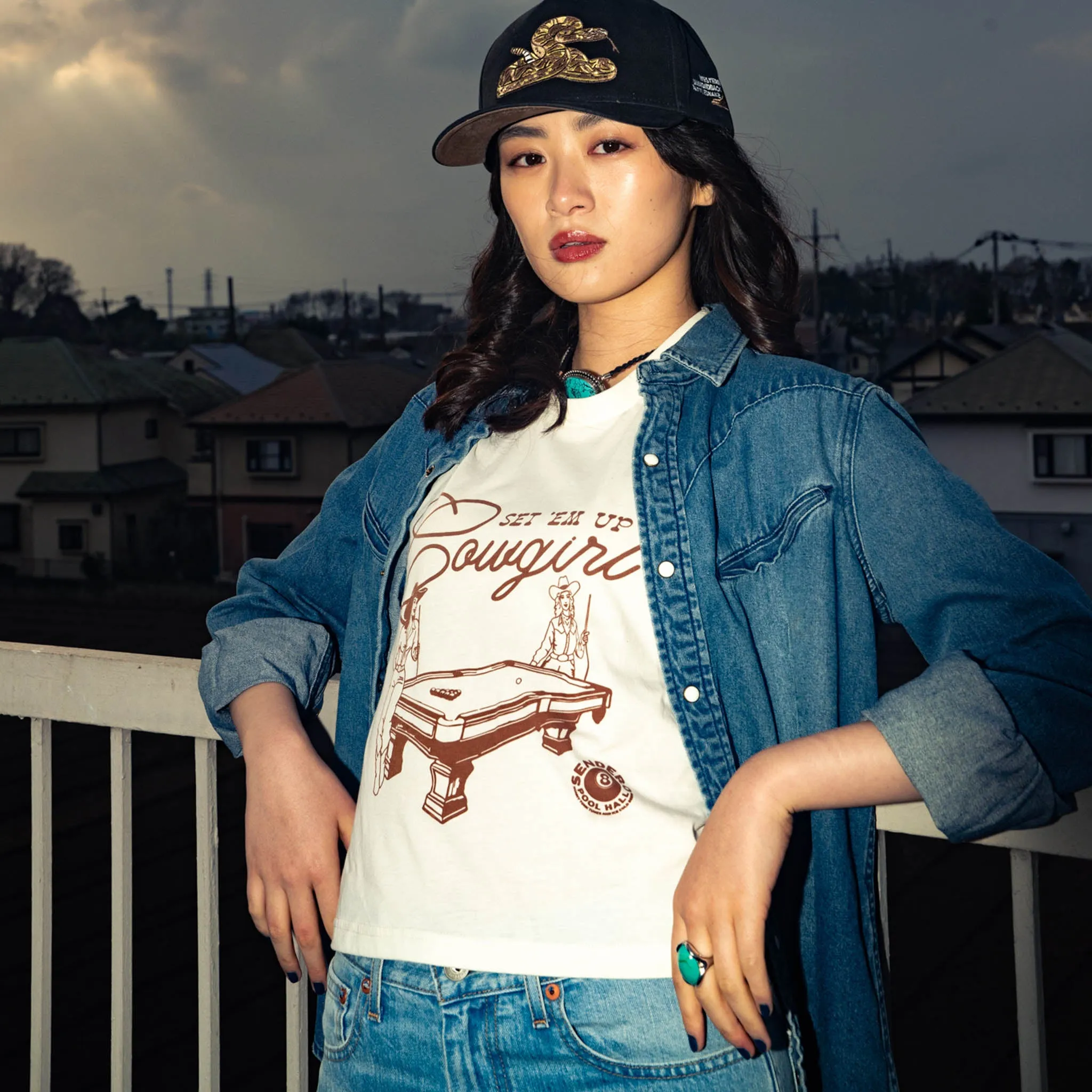 Set 'Em Up Boxy Tee - Vintage White sold by Sendero Provisions CO product image thumbnail 2