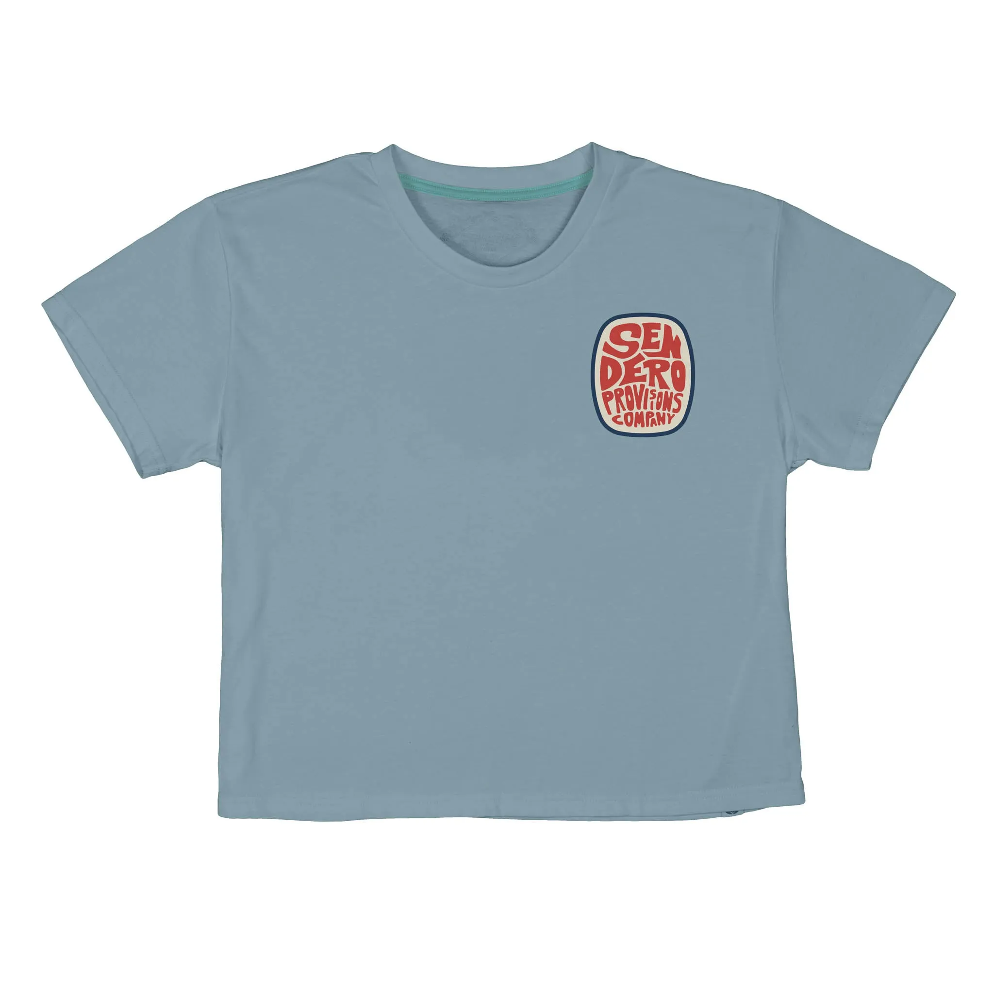 Sendero Retro Boxy Tee - Sterling Blue sold by Sendero Provisions CO product image thumbnail 2