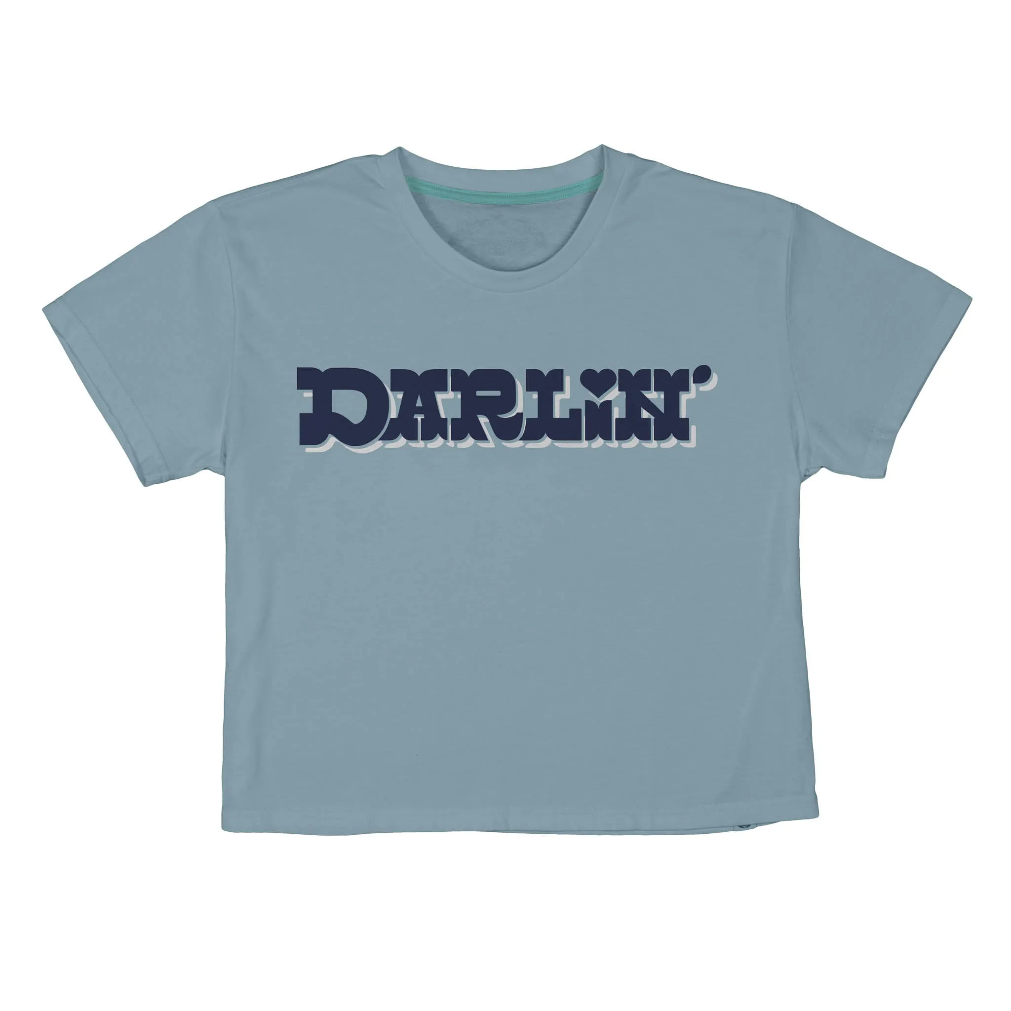 Darlin Boxy Tee - Sterling Blue sold by Sendero Provisions CO