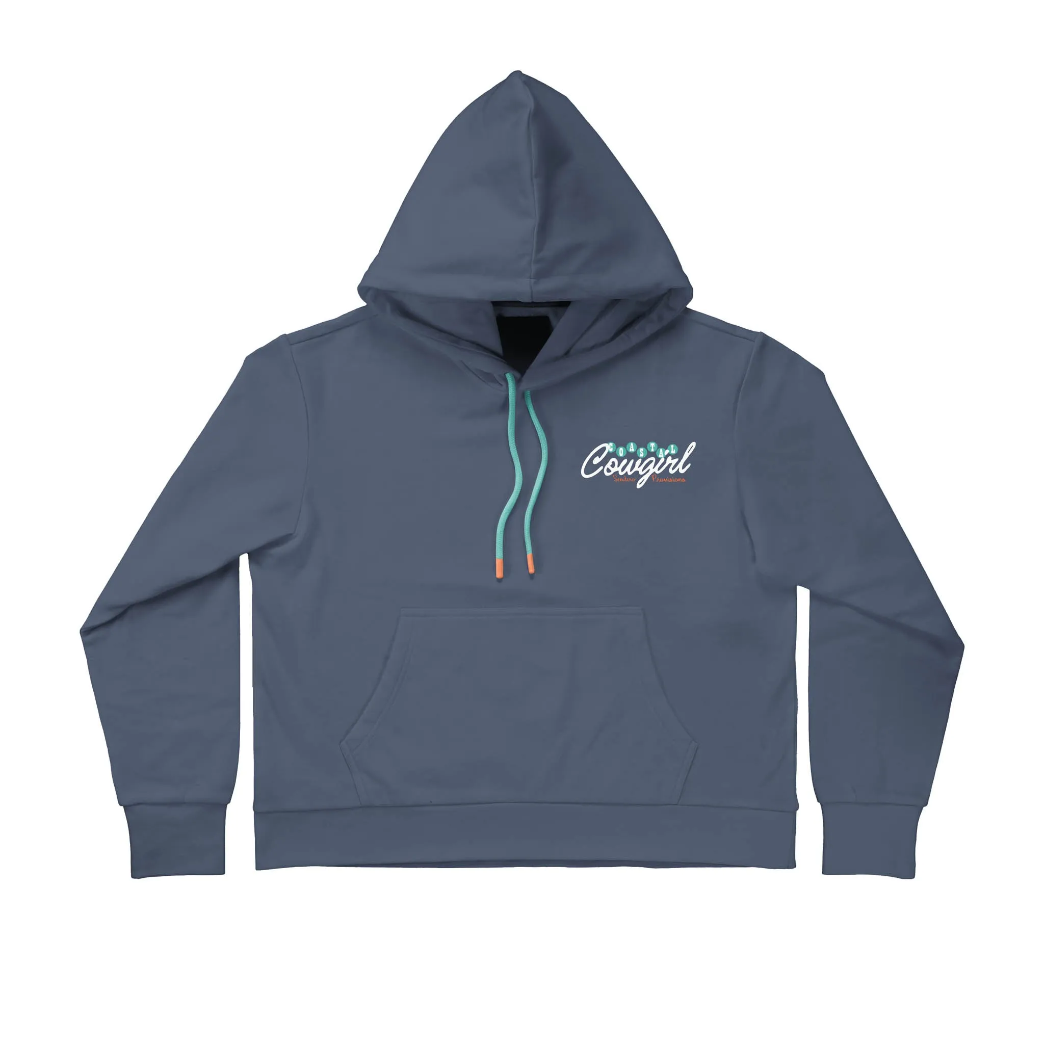 Coastal Cowgirl Crop Hoodie - Navy sold by Sendero Provisions CO product image thumbnail 2