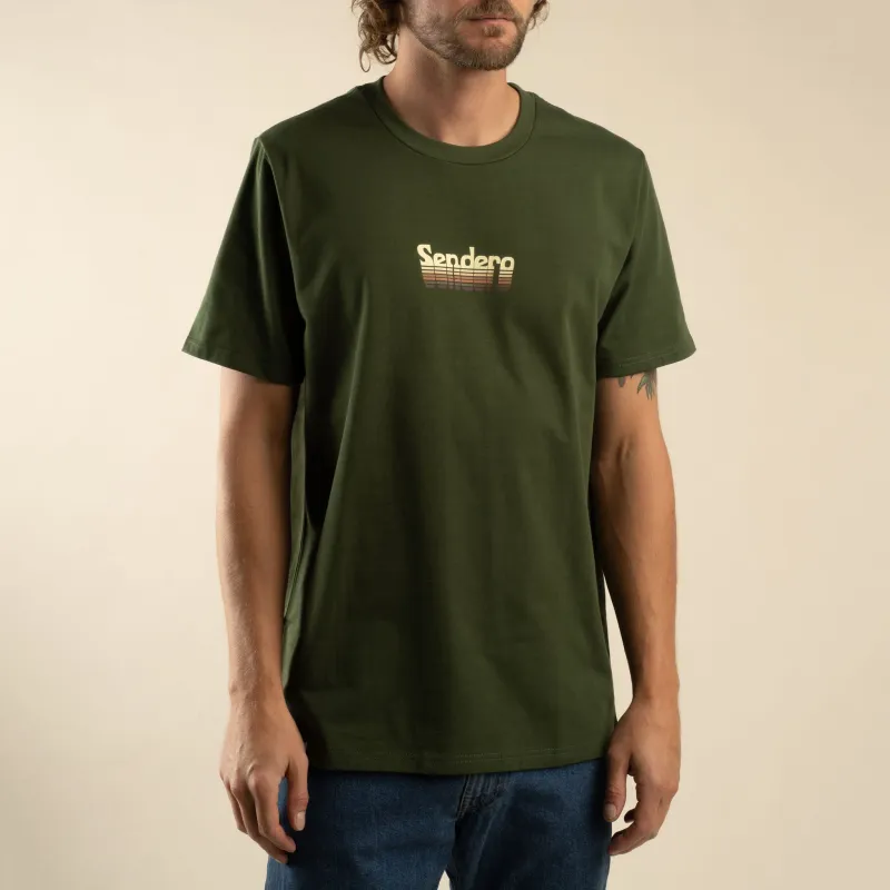 Retro Logo Vintage Tee - Army Green made by Sendero Provisions CO