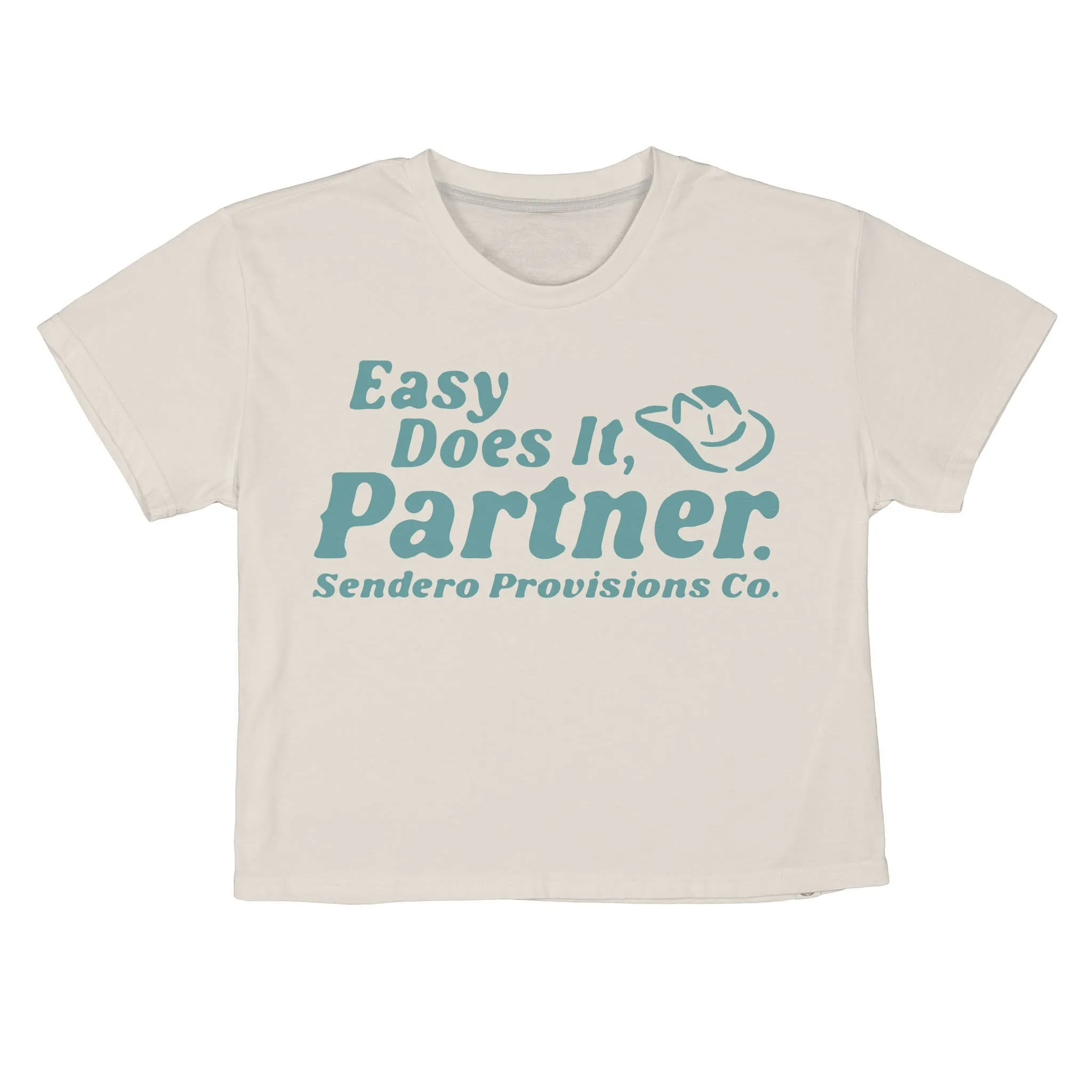 Easy Does It Boxy Tee - Vintage White sold by Sendero Provisions CO product image thumbnail 3