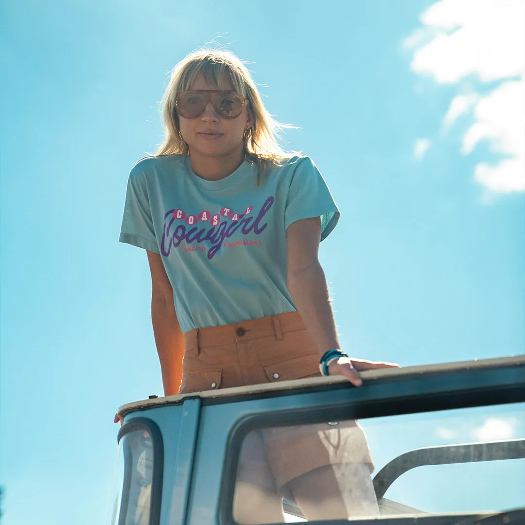 Coastal Cowgirl Boxy Tee - Sterling Blue sold by Sendero Provisions CO product image thumbnail 2