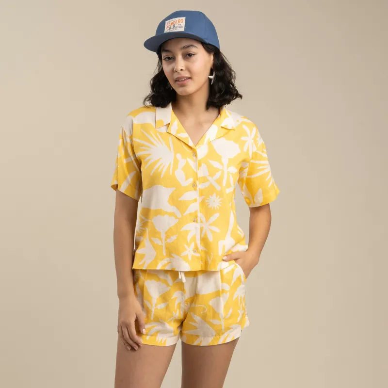 Isla Top - Otomi - Amarillo made by Sendero Provisions CO