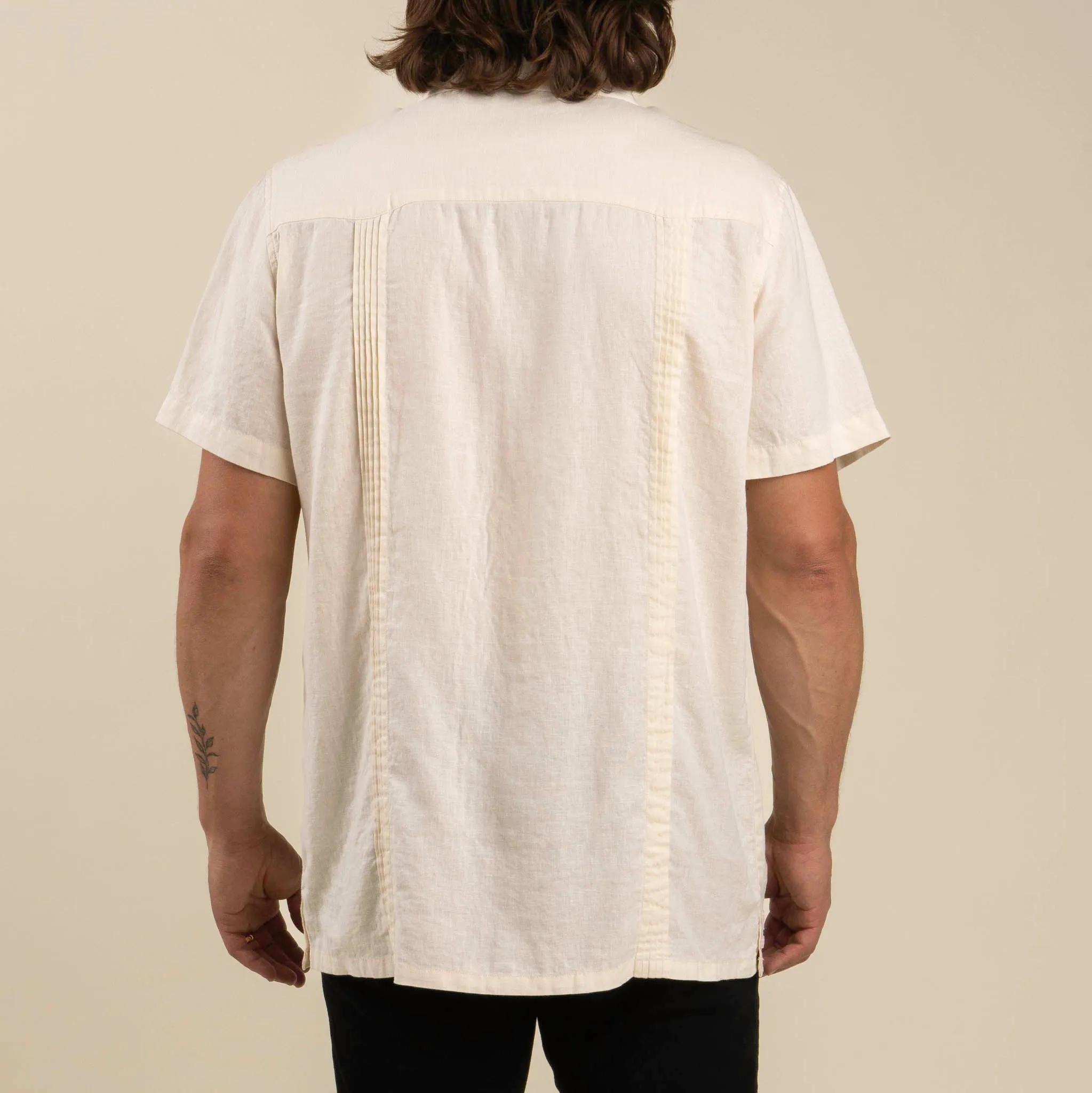 Caballero Guayabera Shirt - Vintage White sold by Sendero Provisions CO product image thumbnail 4