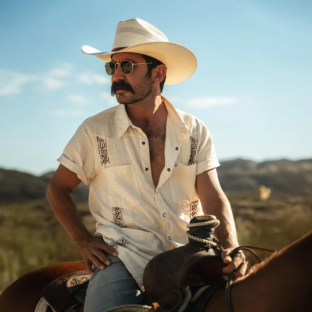 Caballero Guayabera Shirt - Vintage White sold by Sendero Provisions CO product image thumbnail 2