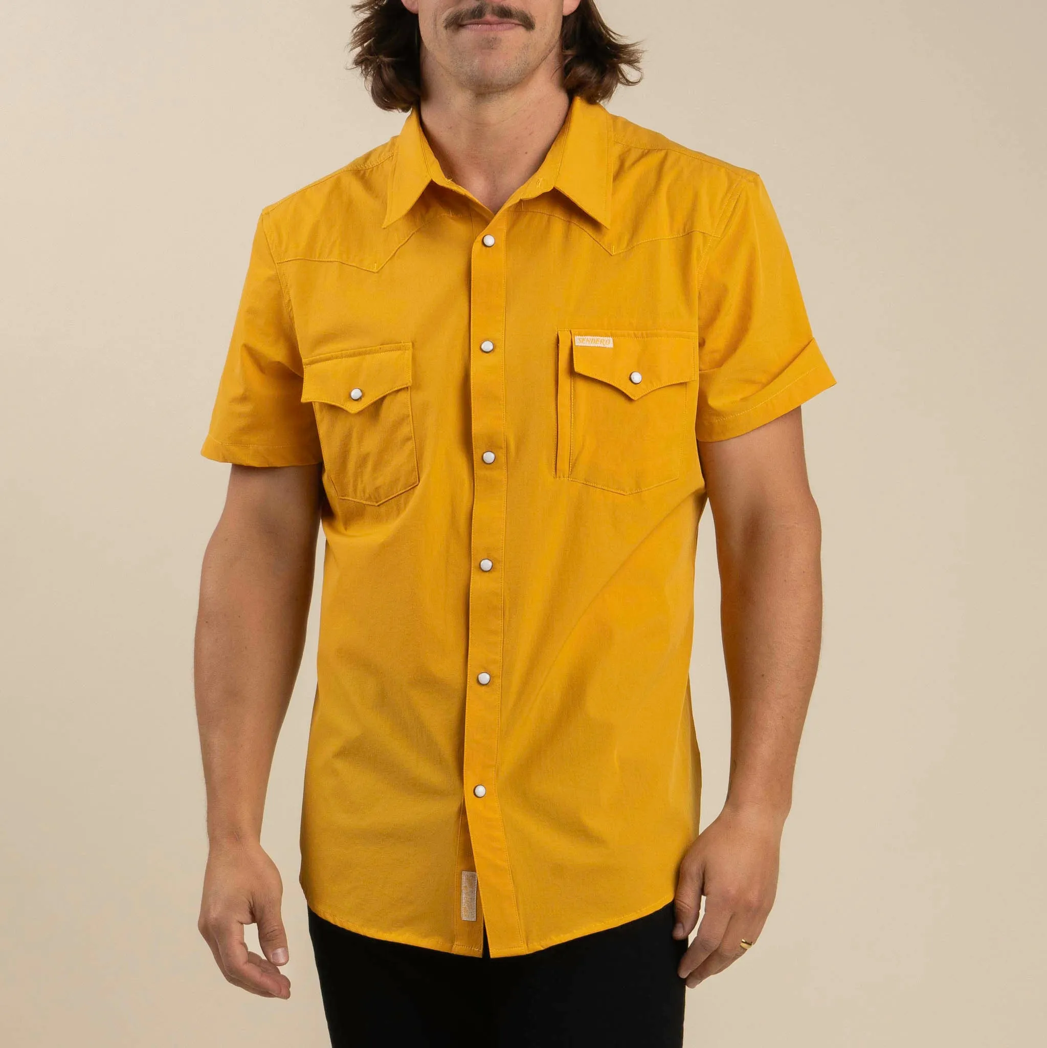Confluence Tech Shirt Short Sleeve - Mustard sold by Sendero Provisions CO product image thumbnail 2